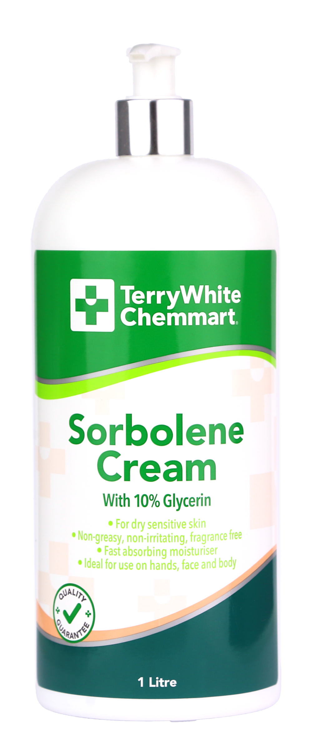 TerryWhite Chemmart Sorbolene Cream 10% Glycerin 1 litre
