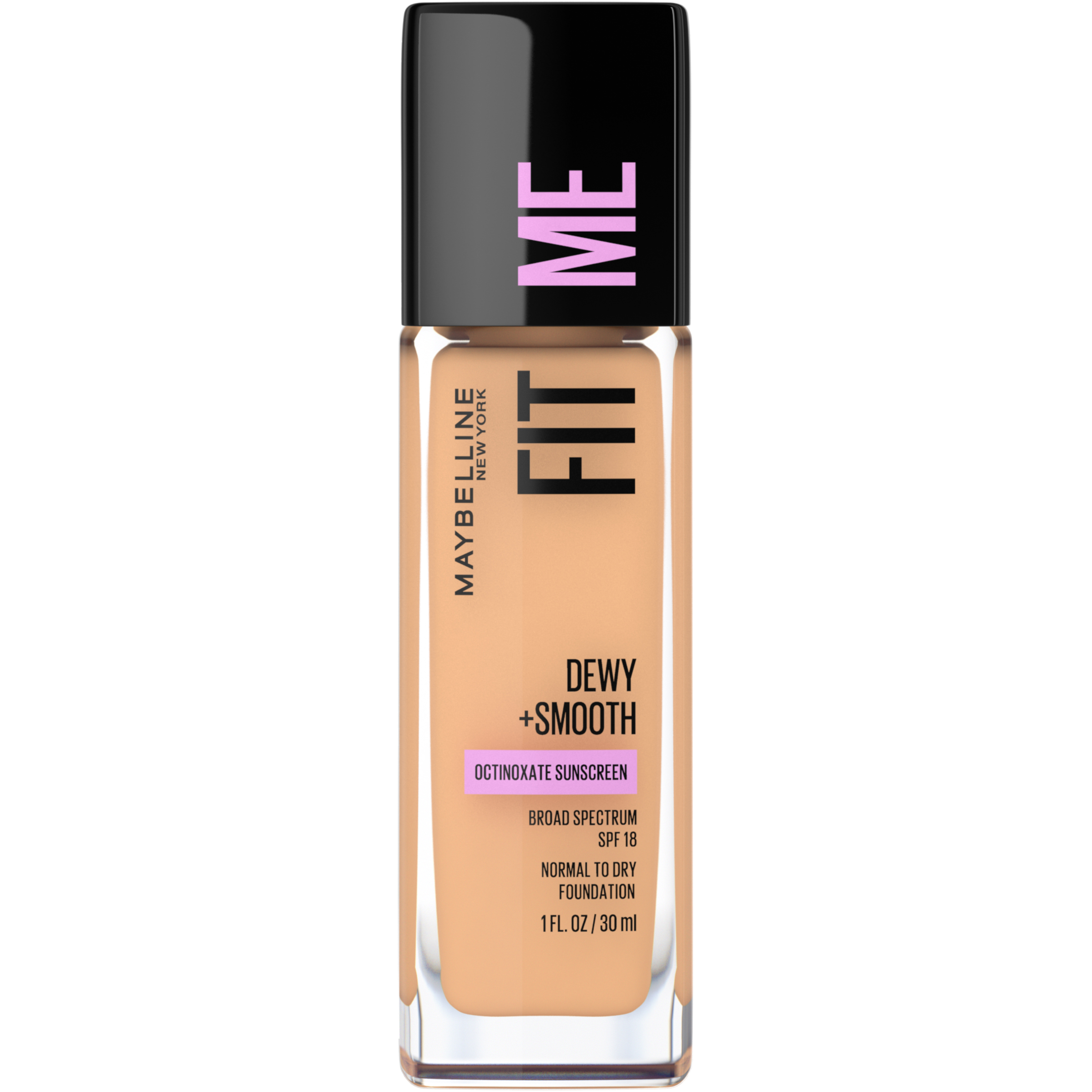Maybelline Fit Me Dewy & Smooth Foundation 225 Medium Buff C 1 each - Image 1