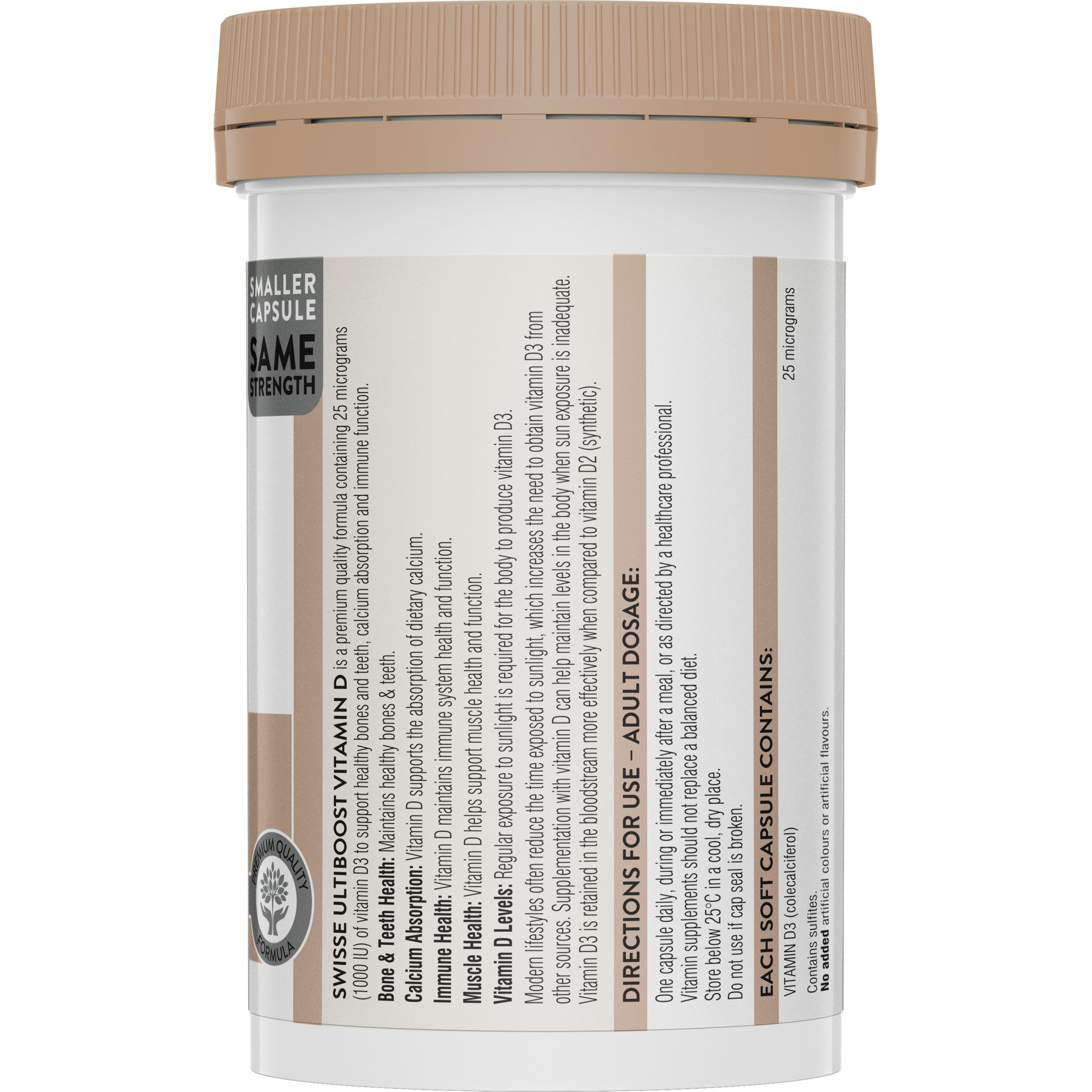 Swisse Ultiboost Vitamin D - 400 capsules - Image 2