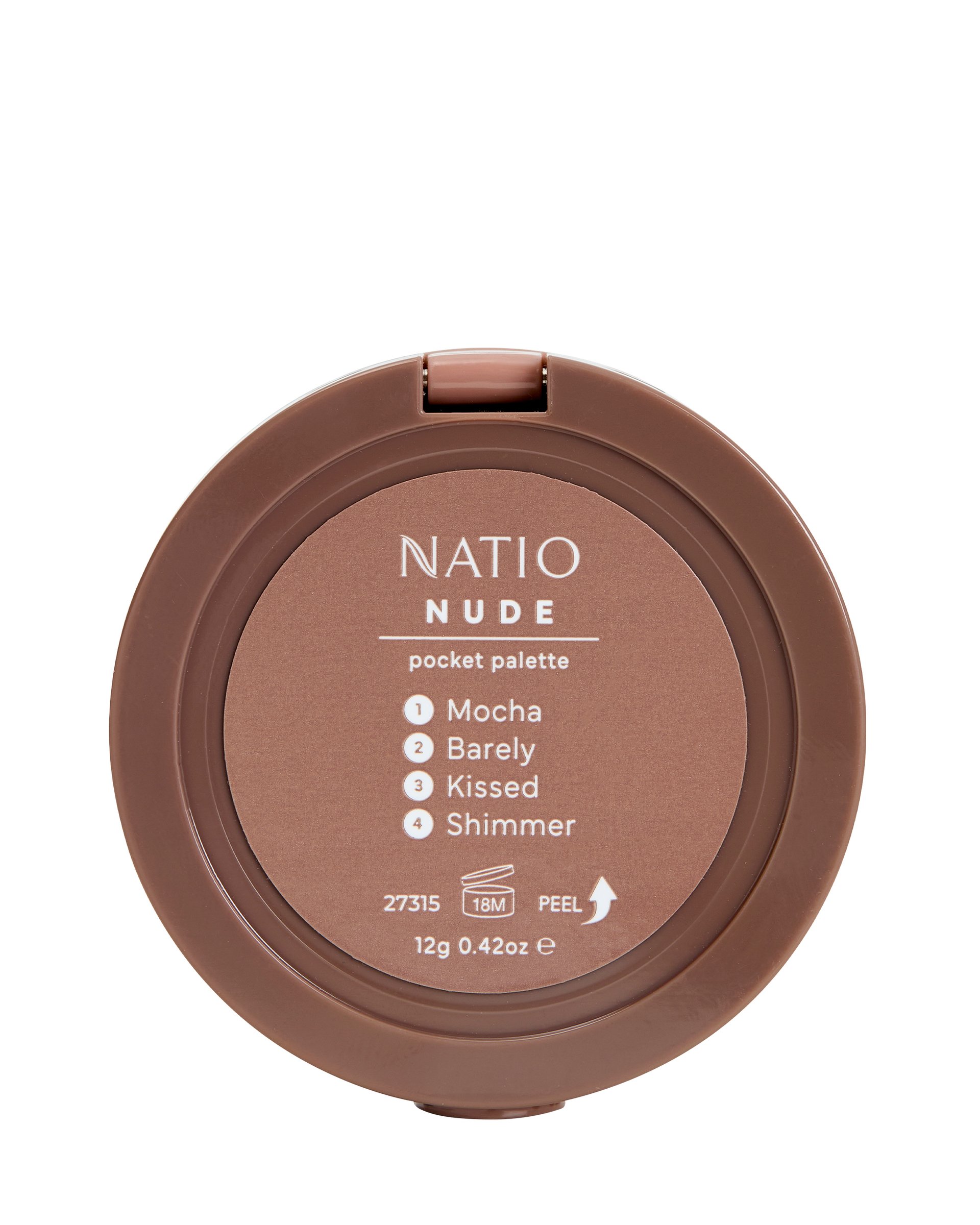 Natio Hello Colour Pocket Palette - Nude 12g - Image 6