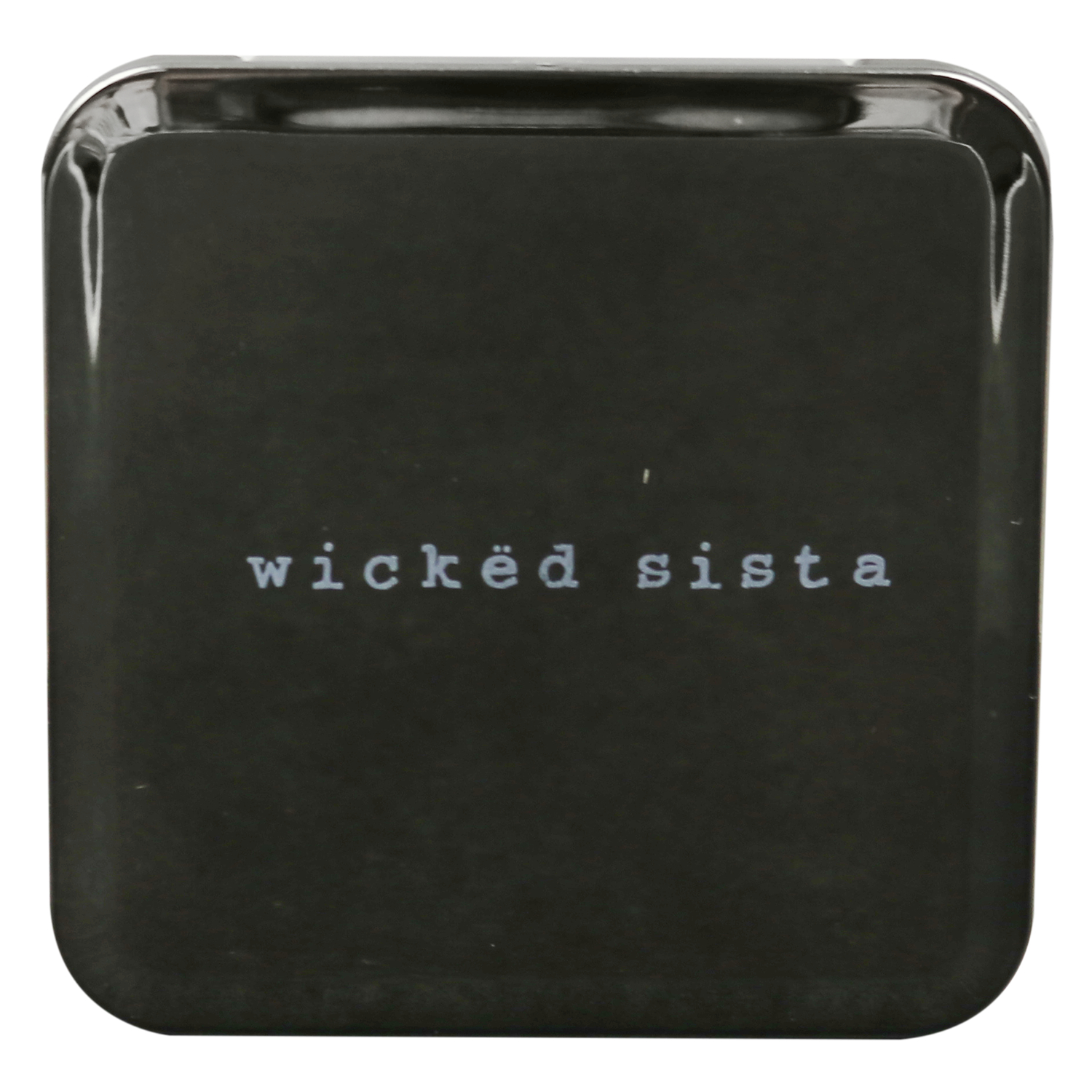 Wicked Sista Metallic Magnifying Mirror Black 1 each - Image 1