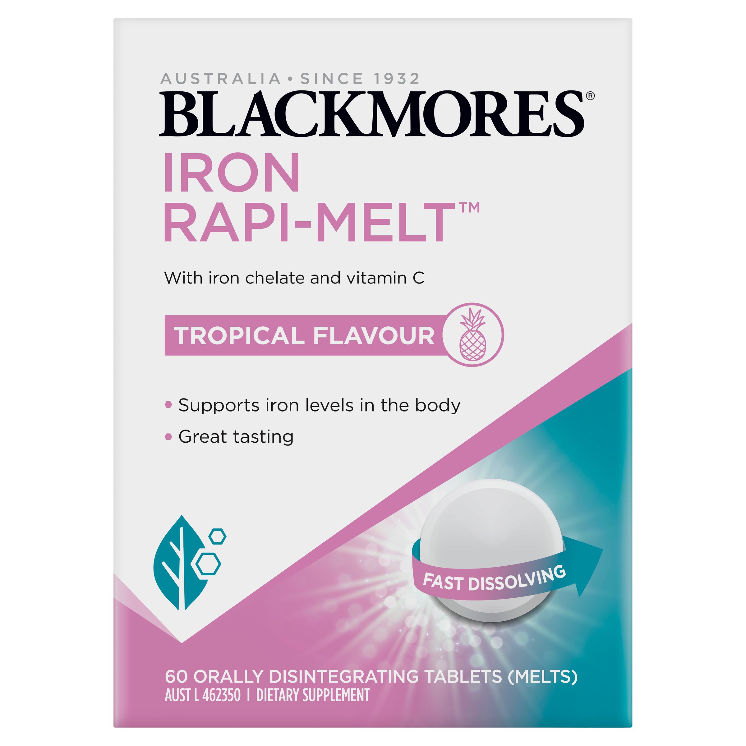 Blackmores Iron Rapi-Melt 60 tablets - Image 1
