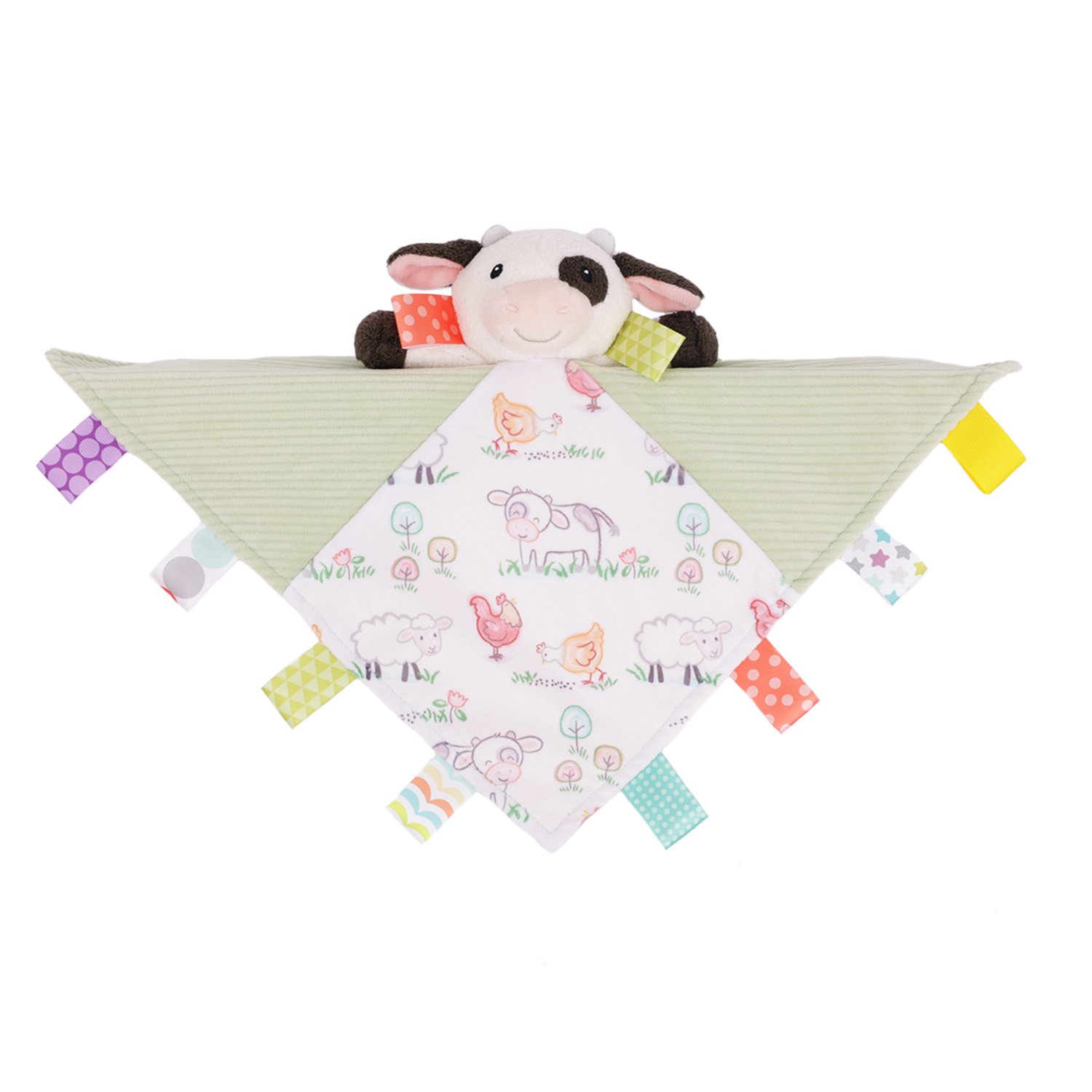 Mary Meyer Taggies Buttercup Cow Character Blanket 1 each