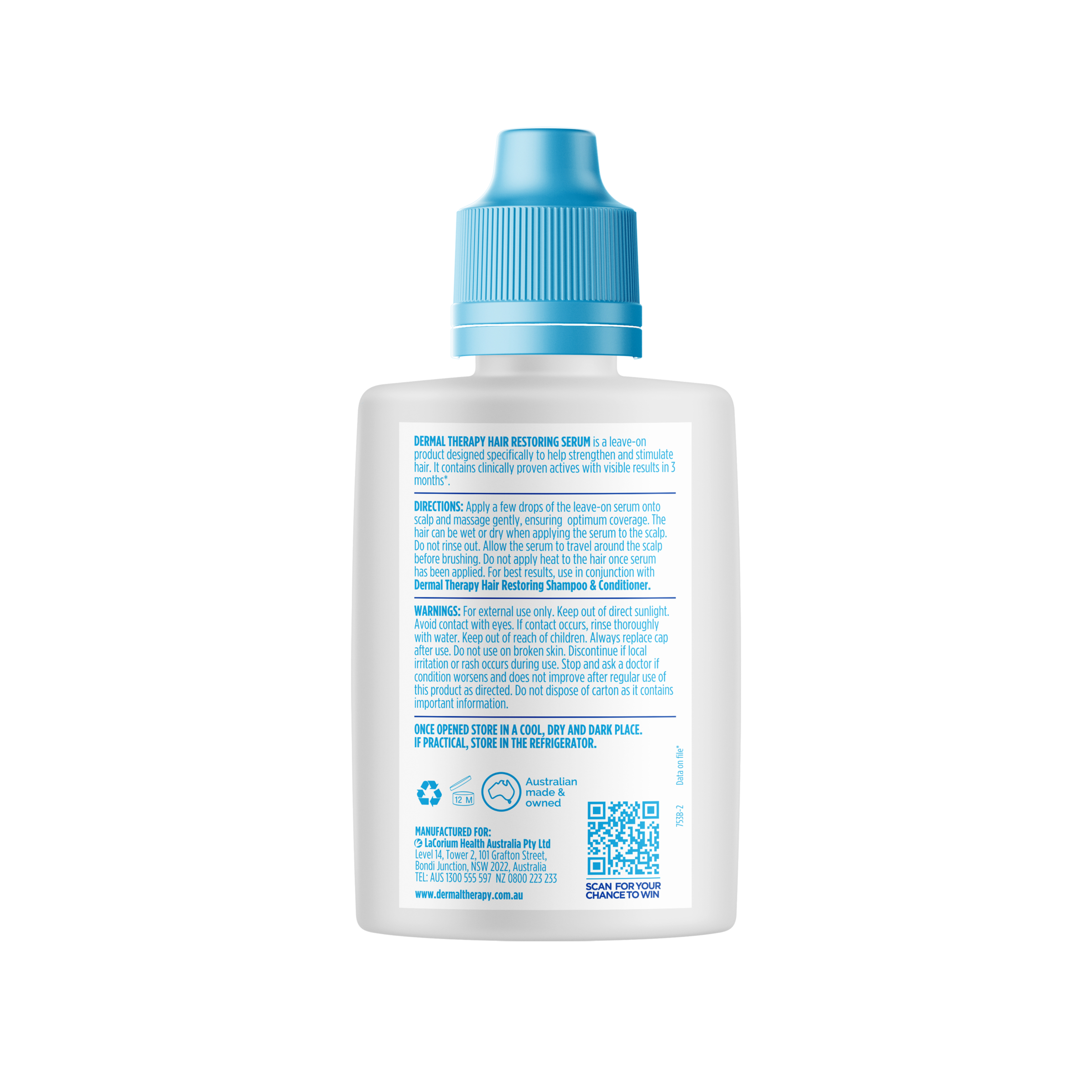 Dermal Therapy Hair Restoring Serum 60ml - Image 6
