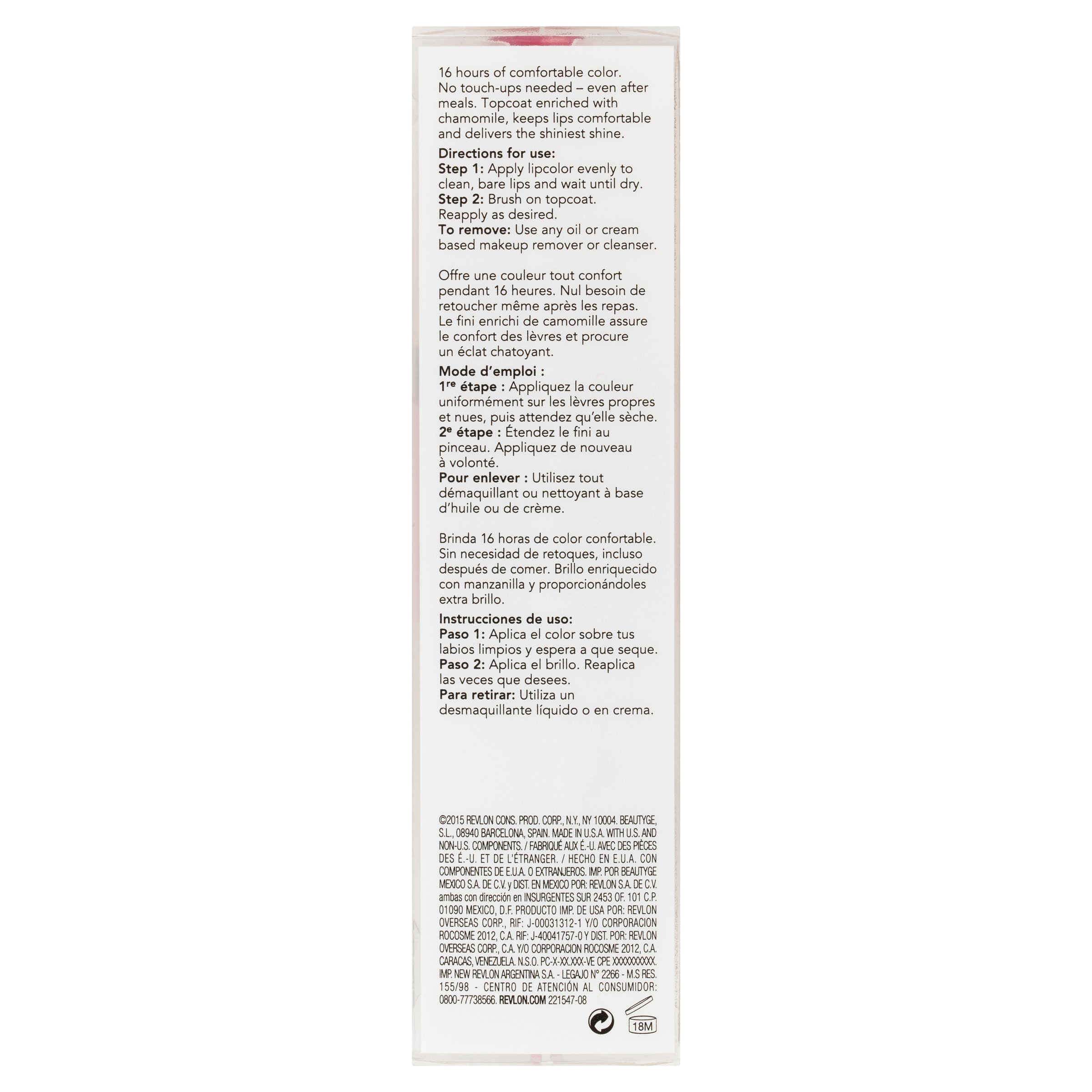 Revlon ColorStay Overtime Lipcolor 080 Keep Blushing 2ml - Image 2