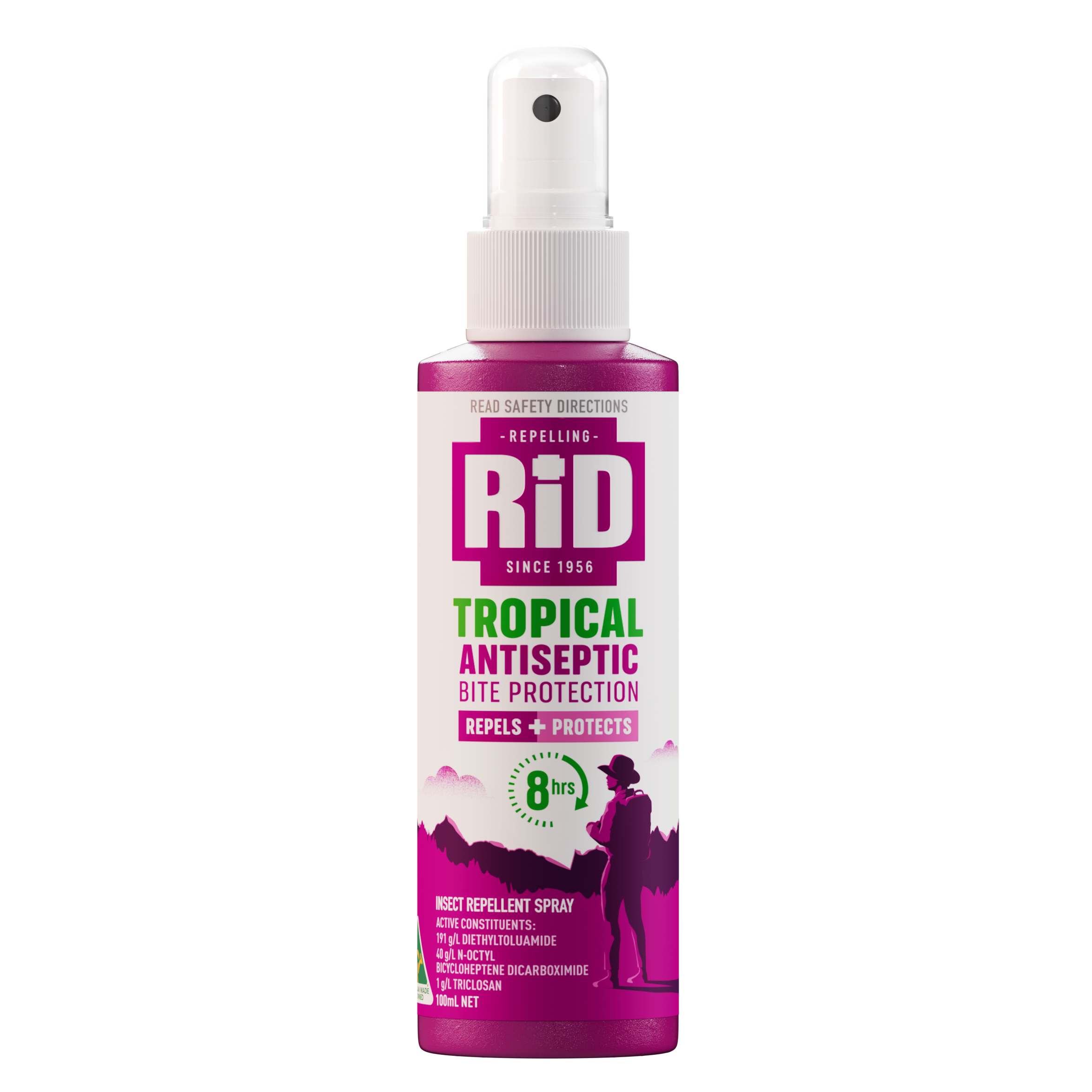 RID Tropical Strength Repellent Pump Spray 100ml