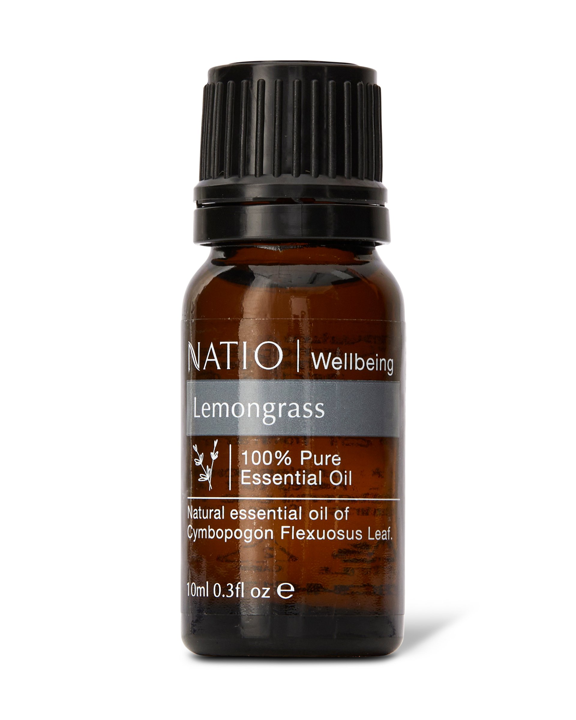 Natio Wellbeing Pure Essential Oil - Lemongrass 10ml - Image 1