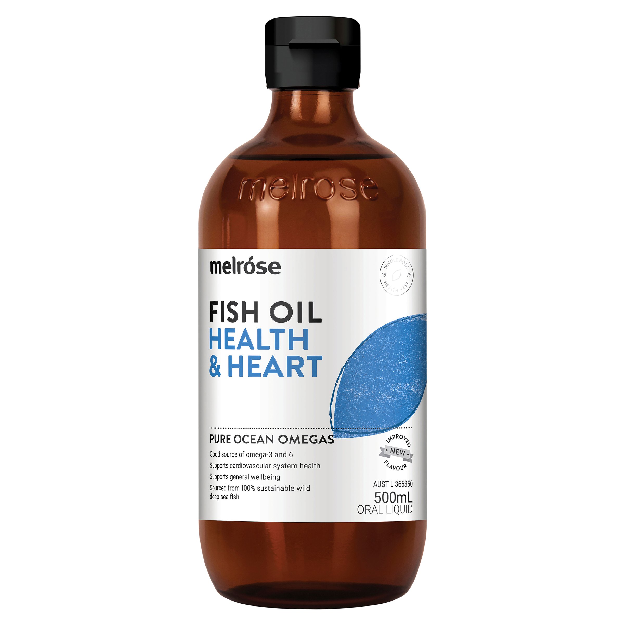 Melrose Fish Oil Health & Heart 500ml - Image 1