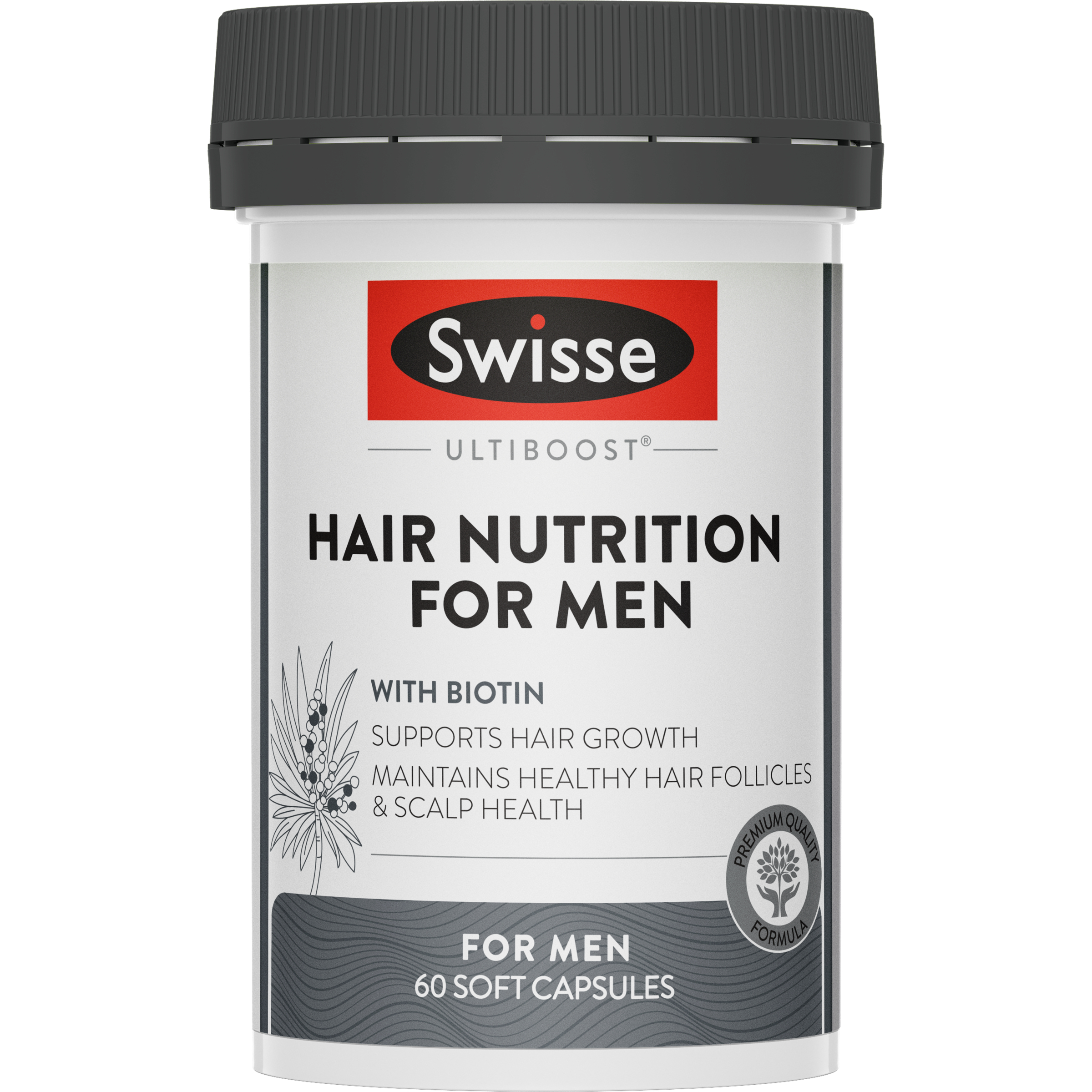 Swisse Ultiboost Hair Nutrition Men 60 capsules - Image 1