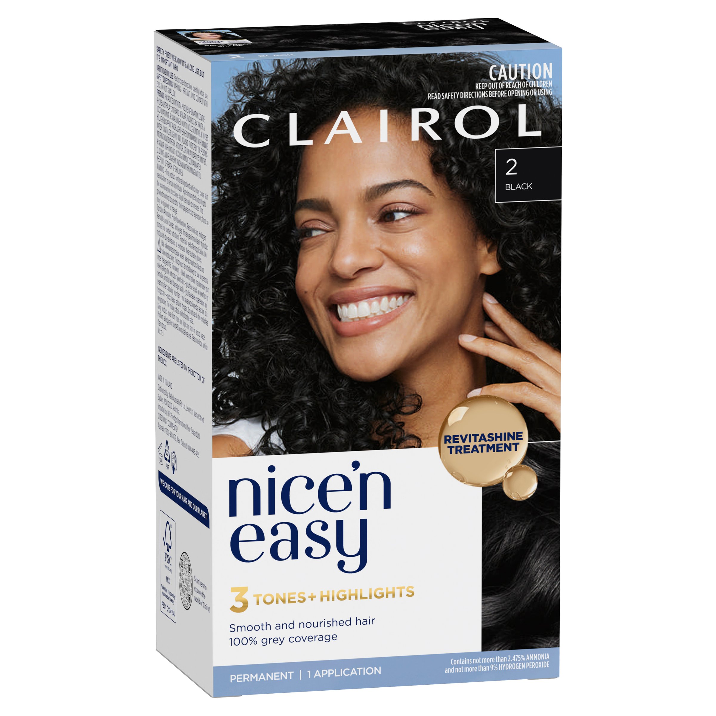 Clairol Nice'n Easy 2 Natural Black 1 pack - Image 7