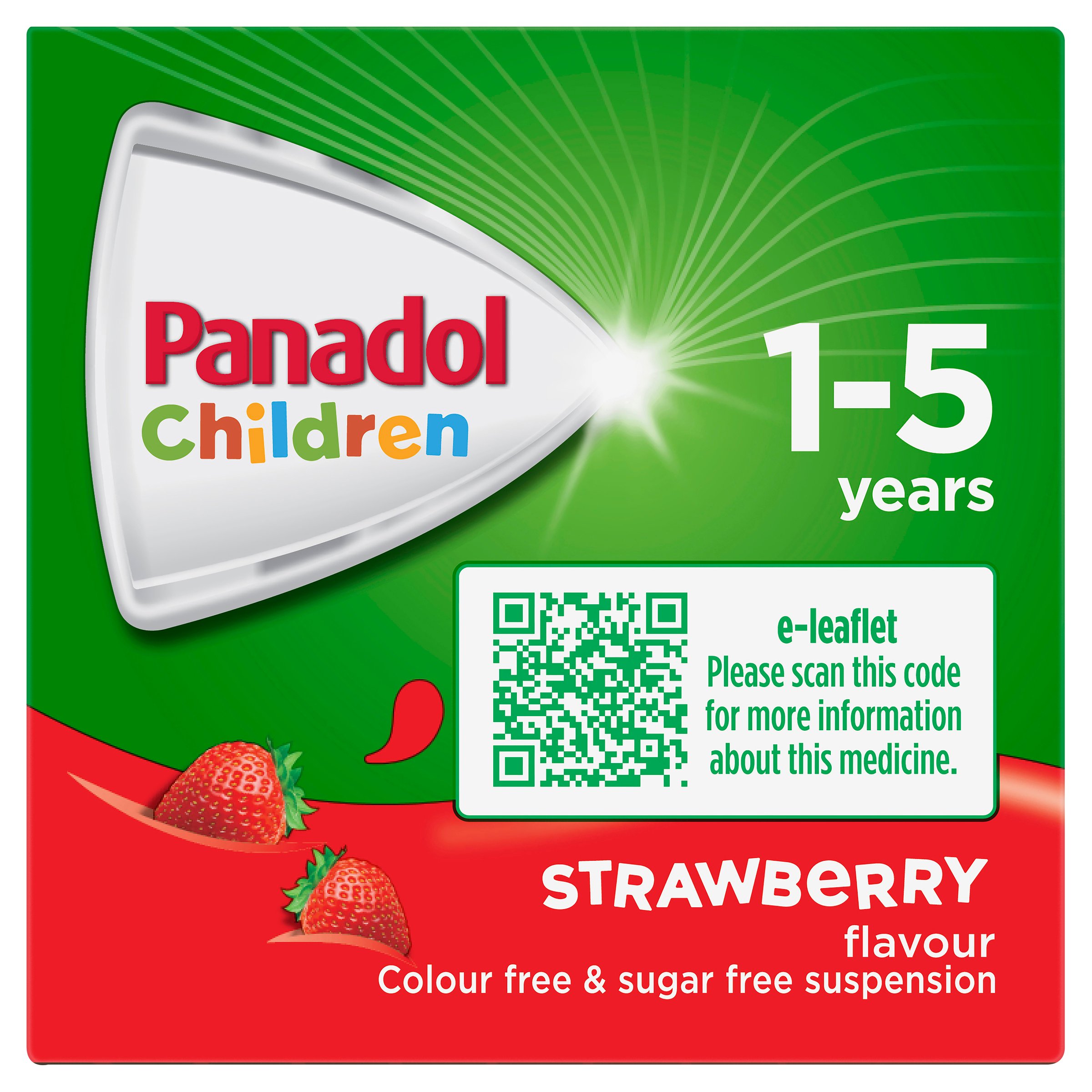 Panadol Children 1-5 Years Colourfree Suspension Strawberry Flavour 200ml - Image 5