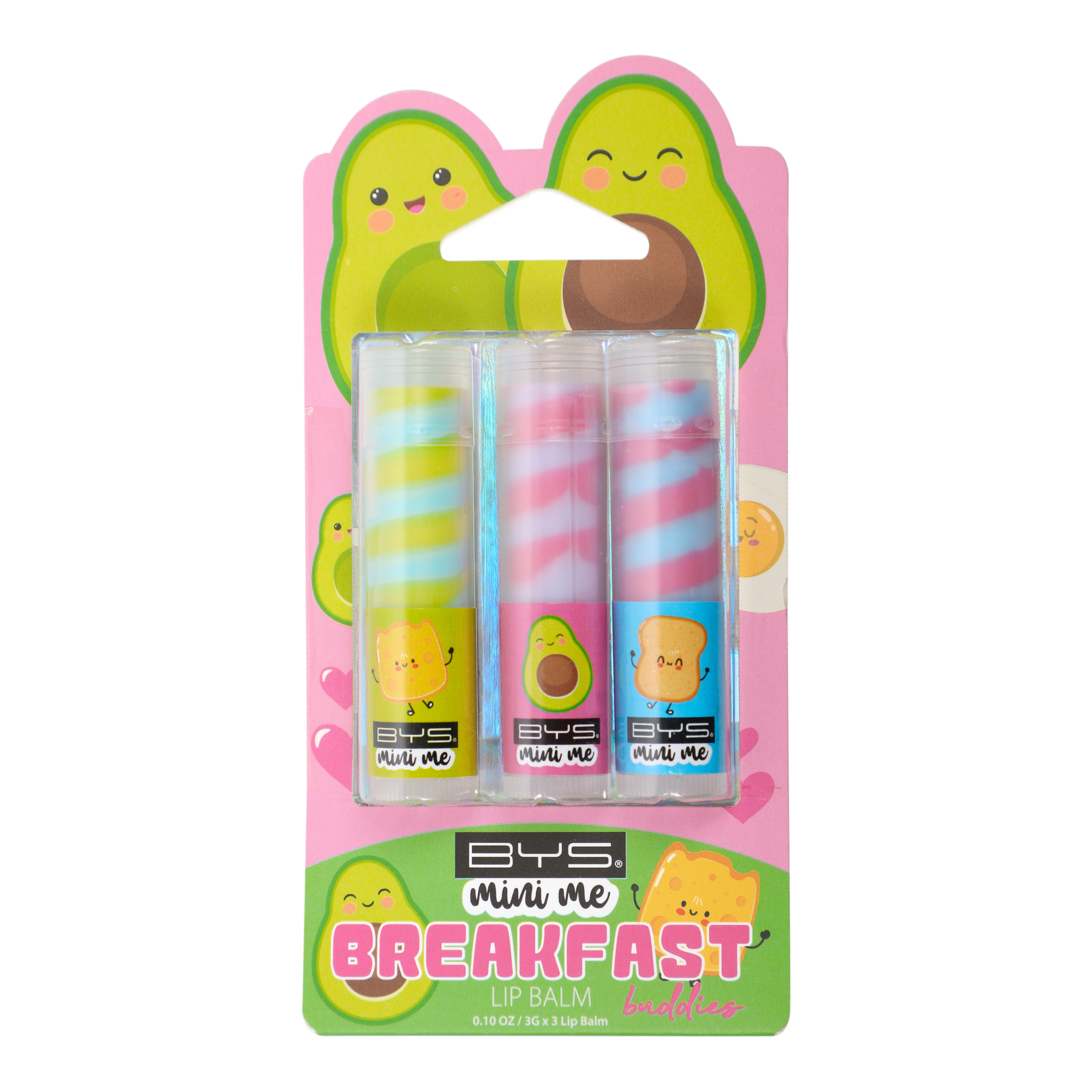 BYS Mini Me Lip Balm Breakfast 3 piece - Image 1