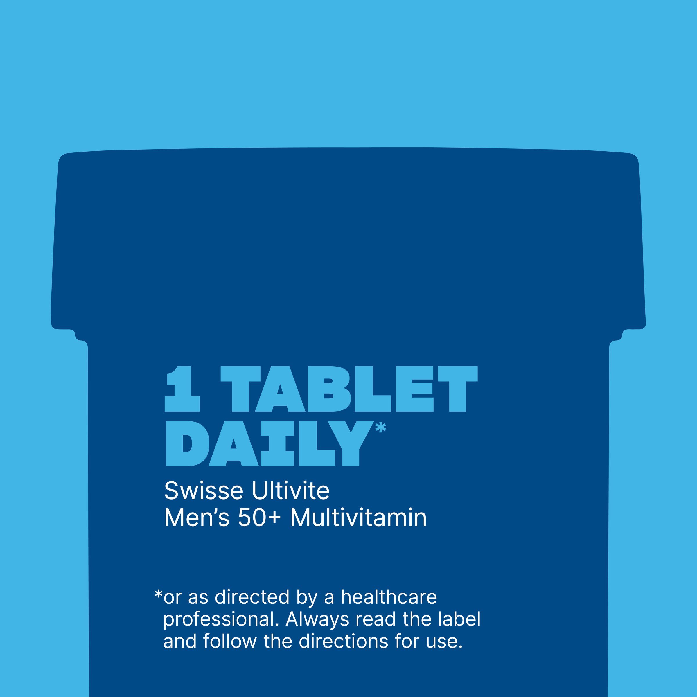 Swisse Ultivite Men's 50 + Multivitamin 90 tablets - Image 6