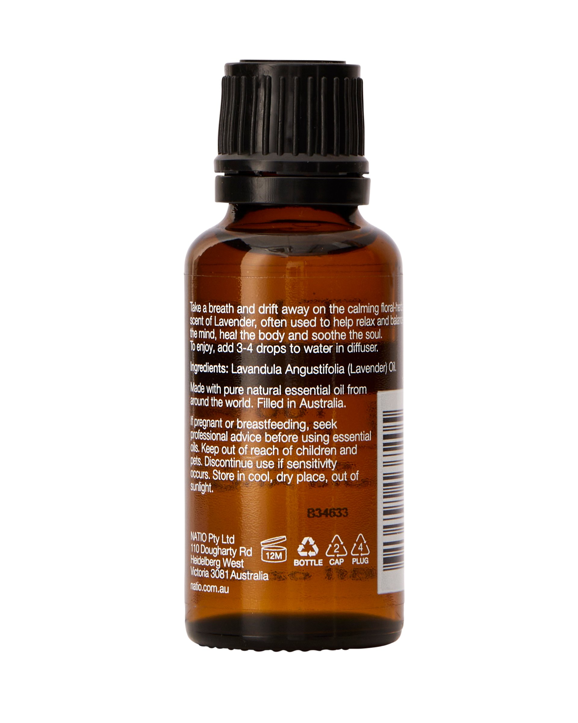 Natio Wellbeing Pure Essential Oil - Lavender 25ml - Image 2