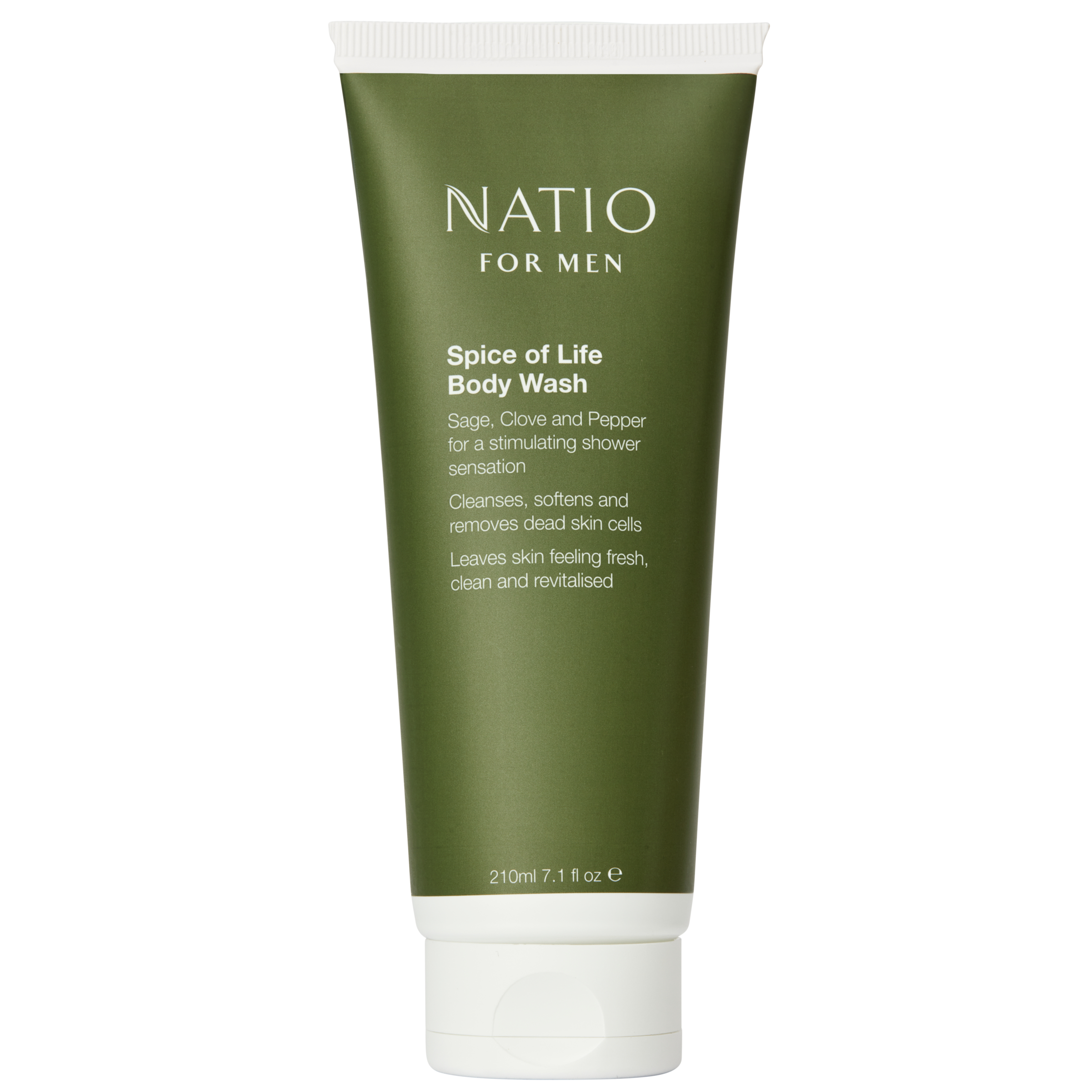 Natio For Men Spice Of Life Body Wash 210ml - Image 1