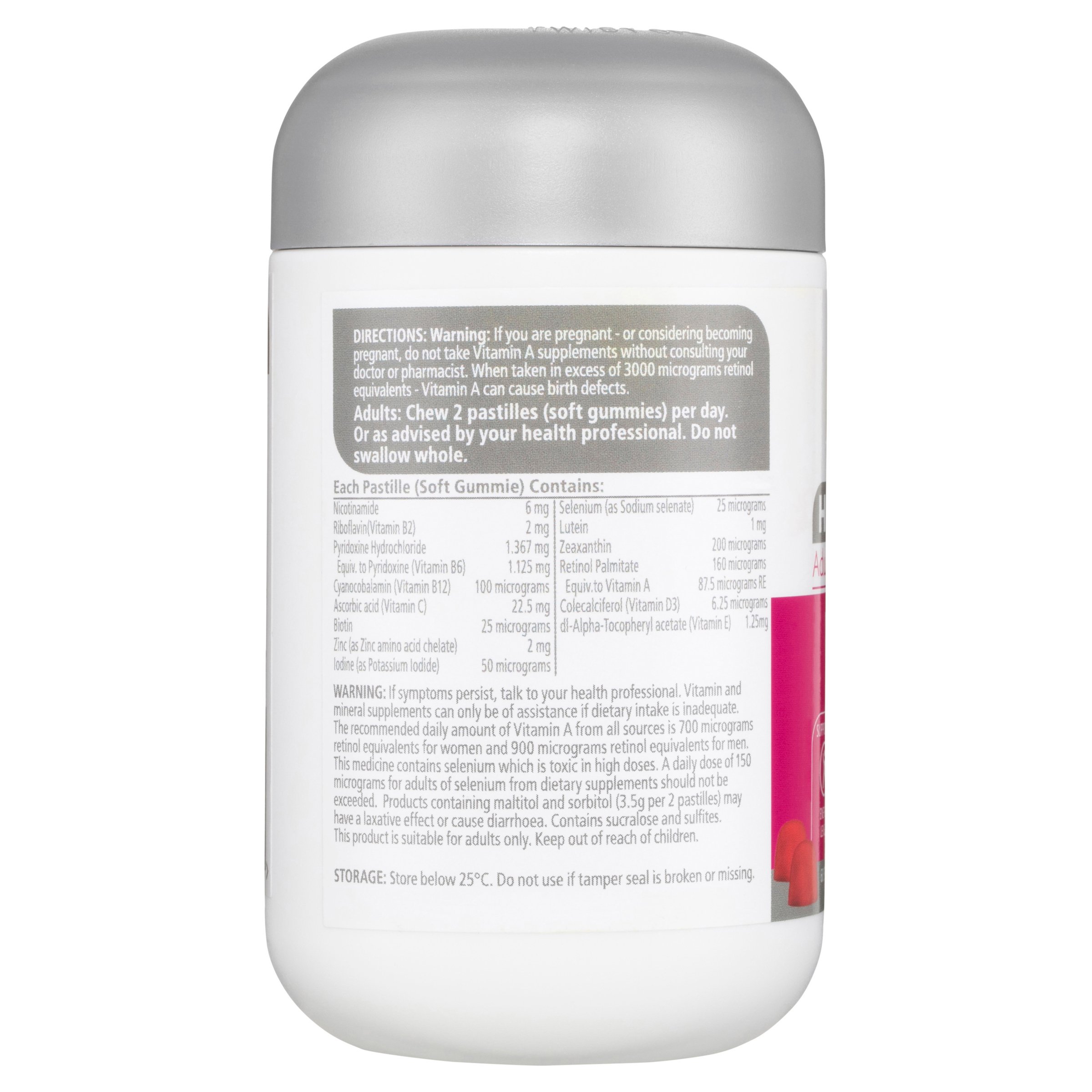 Nature's Way High Strength Adult Vita Gummies Women's 50+ Multivitamin 50 pastiles - Image 3
