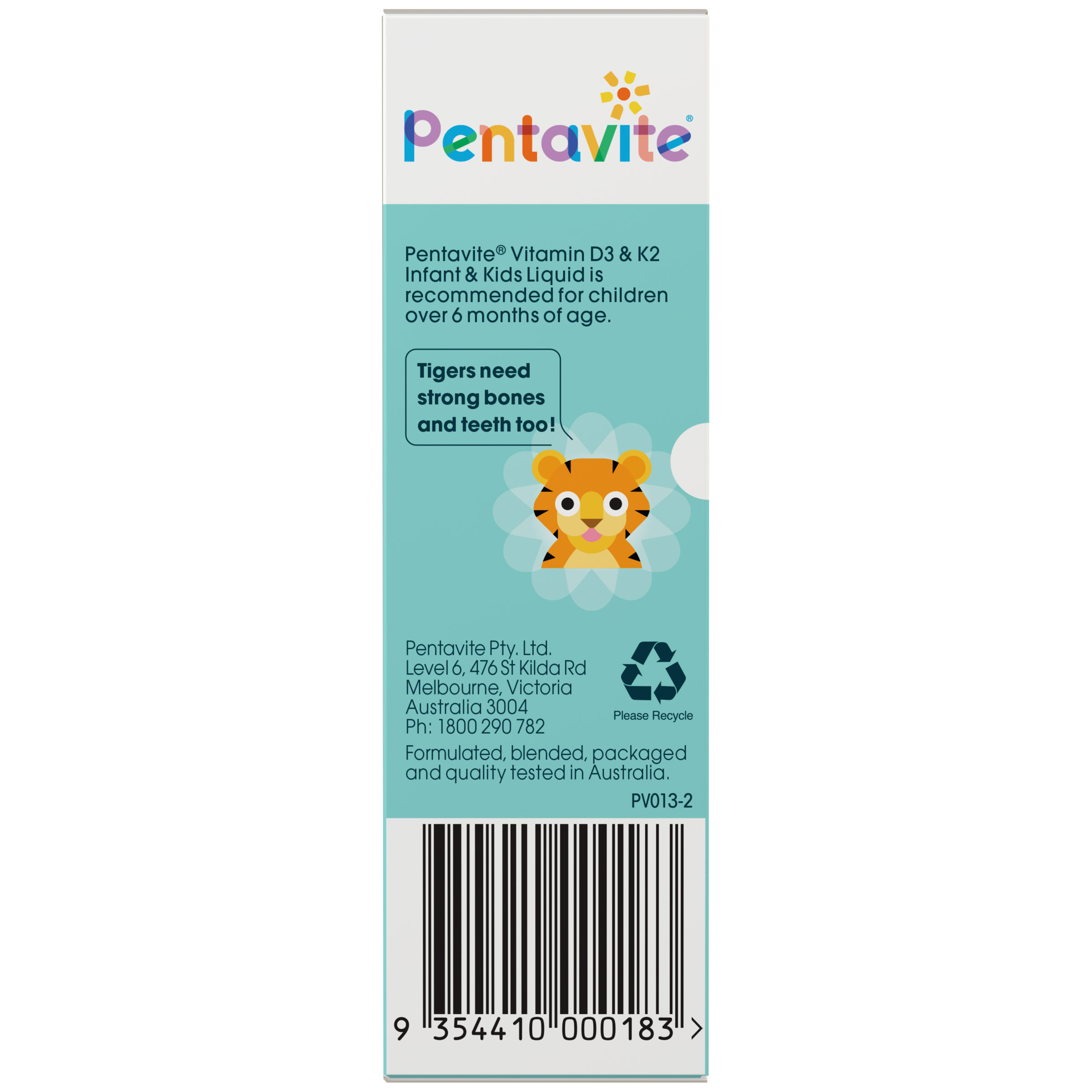 Pentavite Vitamin D3 & K2 Kids Liquid 30ml - Image 3