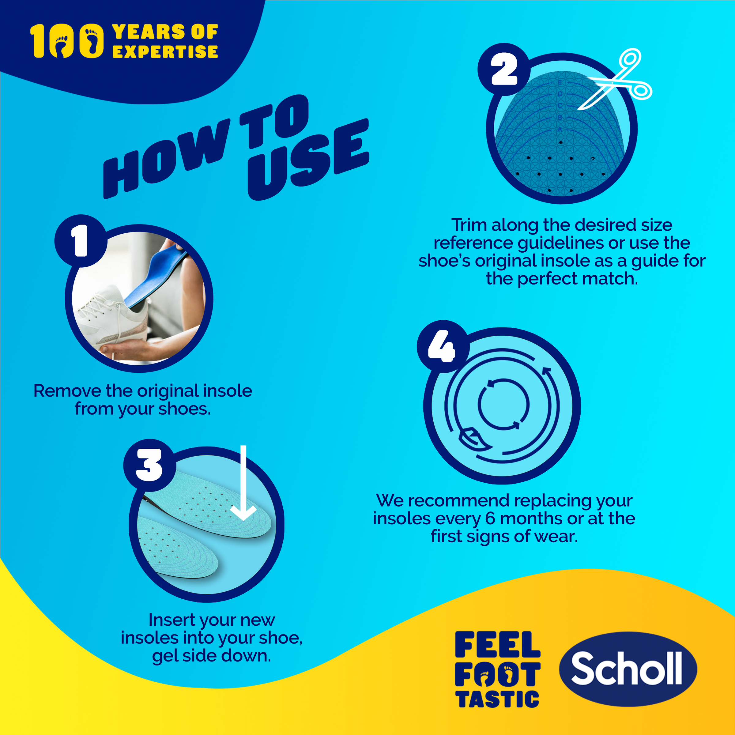 Scholl Gel Activ Insole Work & Boot Large 1 each - Image 5