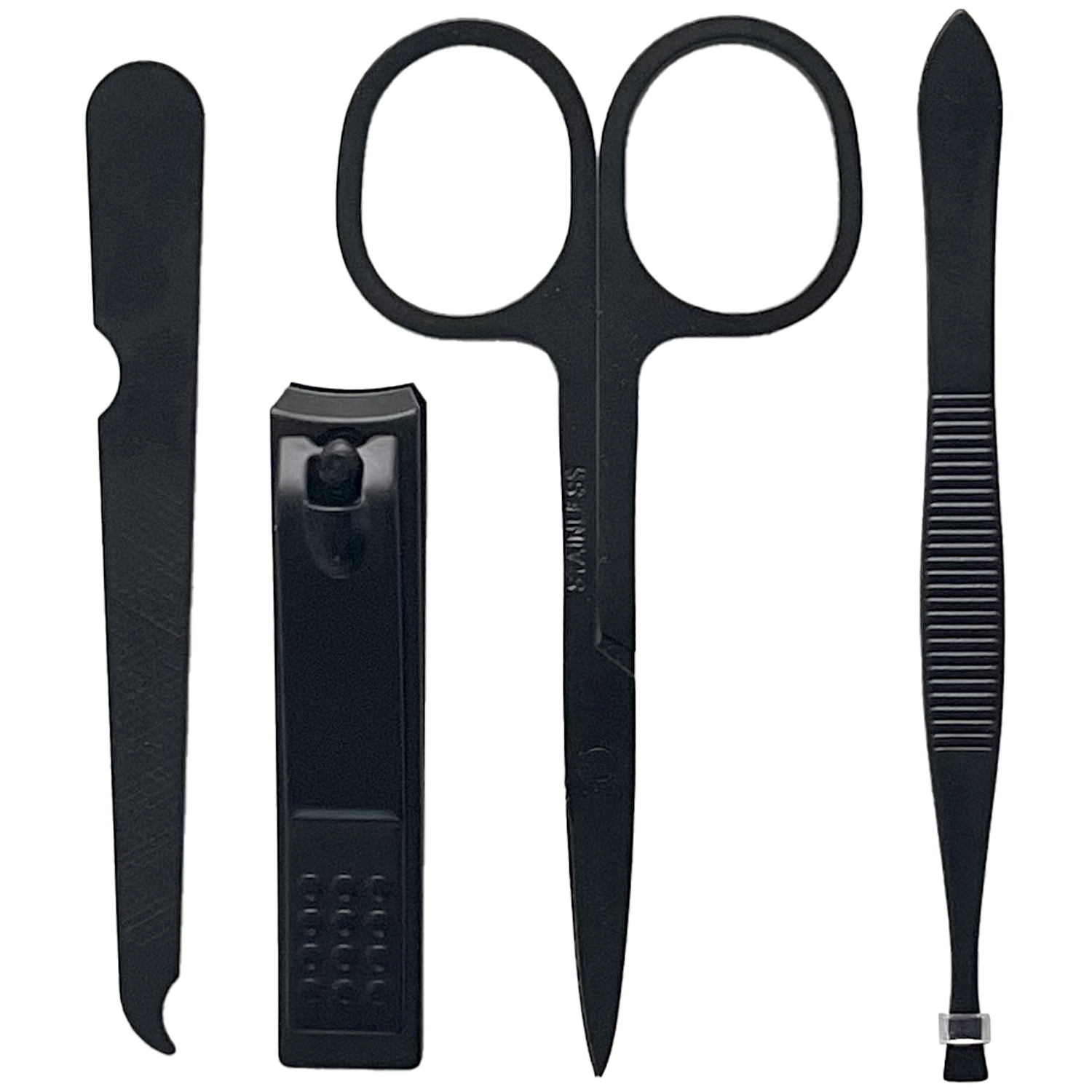 Mister Mini Manicure Set Black 4 piece - Image 3
