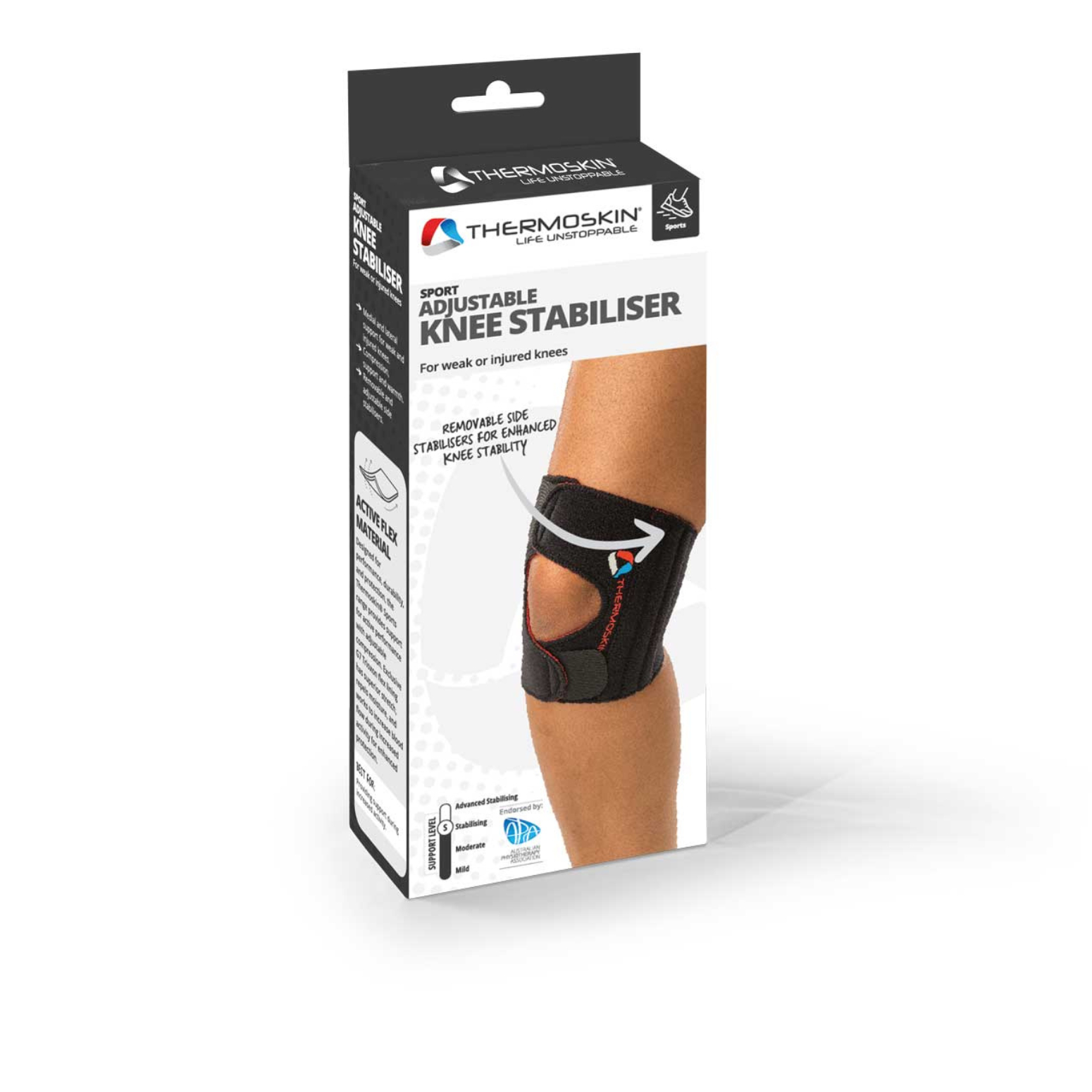 Thermoskin Knee Sport Stabiliser Adjustable Large/Extra Large (86793) 1 each - Image 1