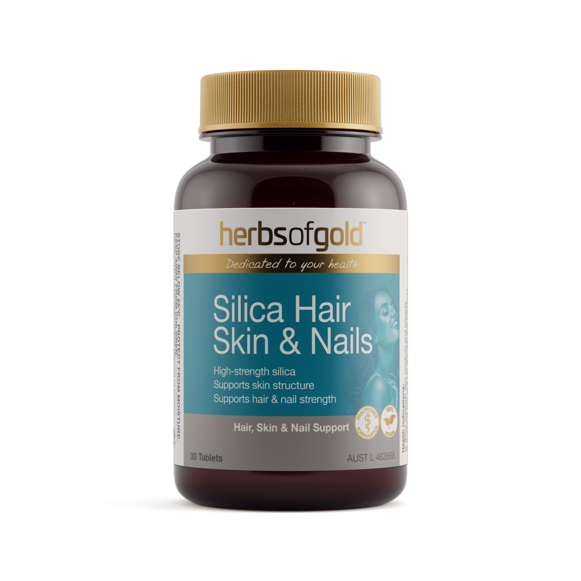 Herbs of Gold Silica Hair Skin & Nails 30 tablets - Image 1