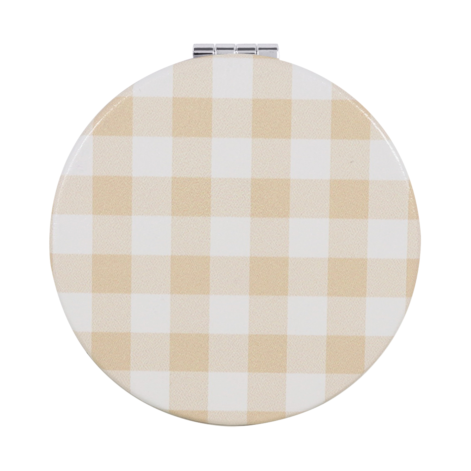 Wicked Sista Round Mirror Classic Gingham 1 each - Image 1