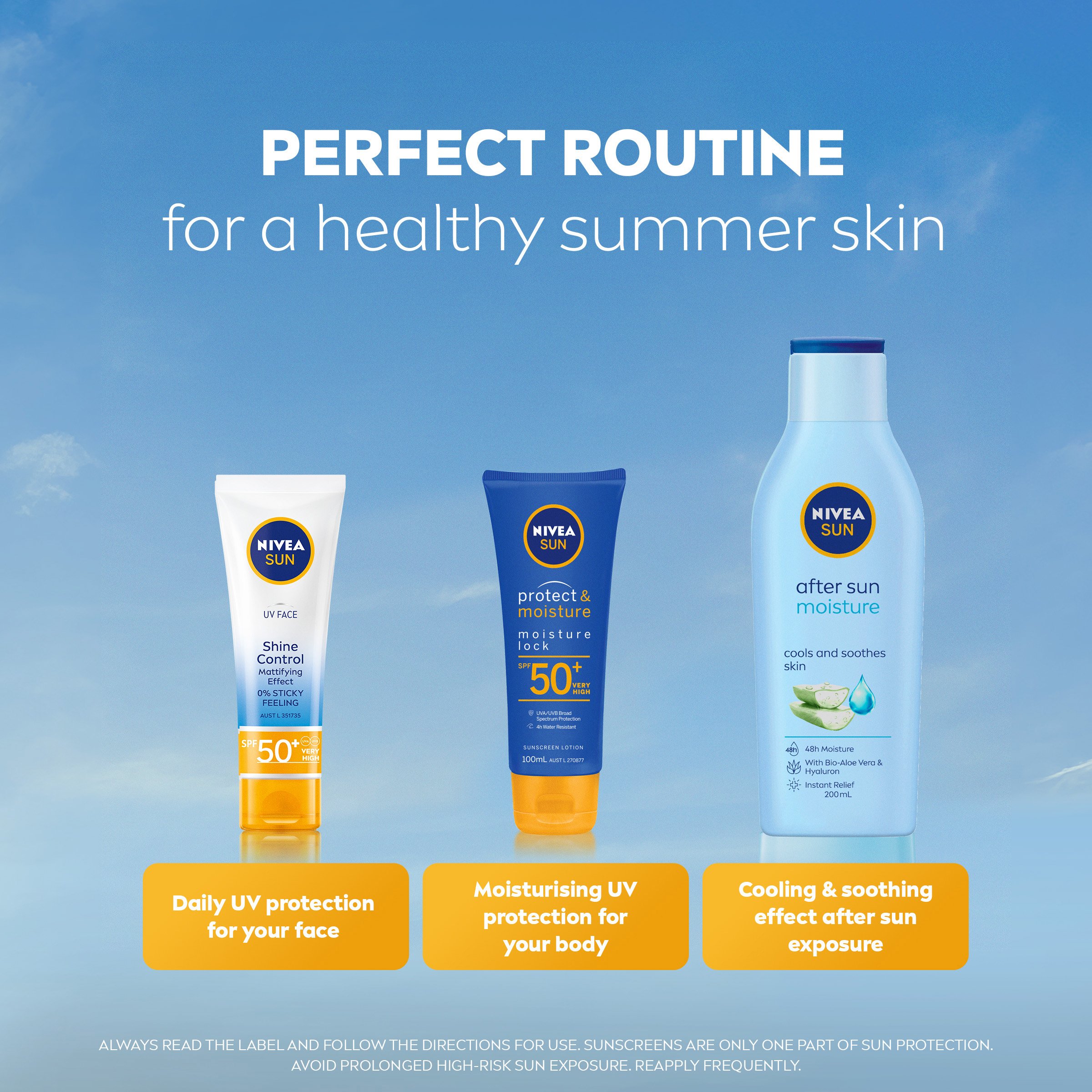 Nivea Sun Protect & Moisture Lotion SPF50+ - 100ml - Image 4