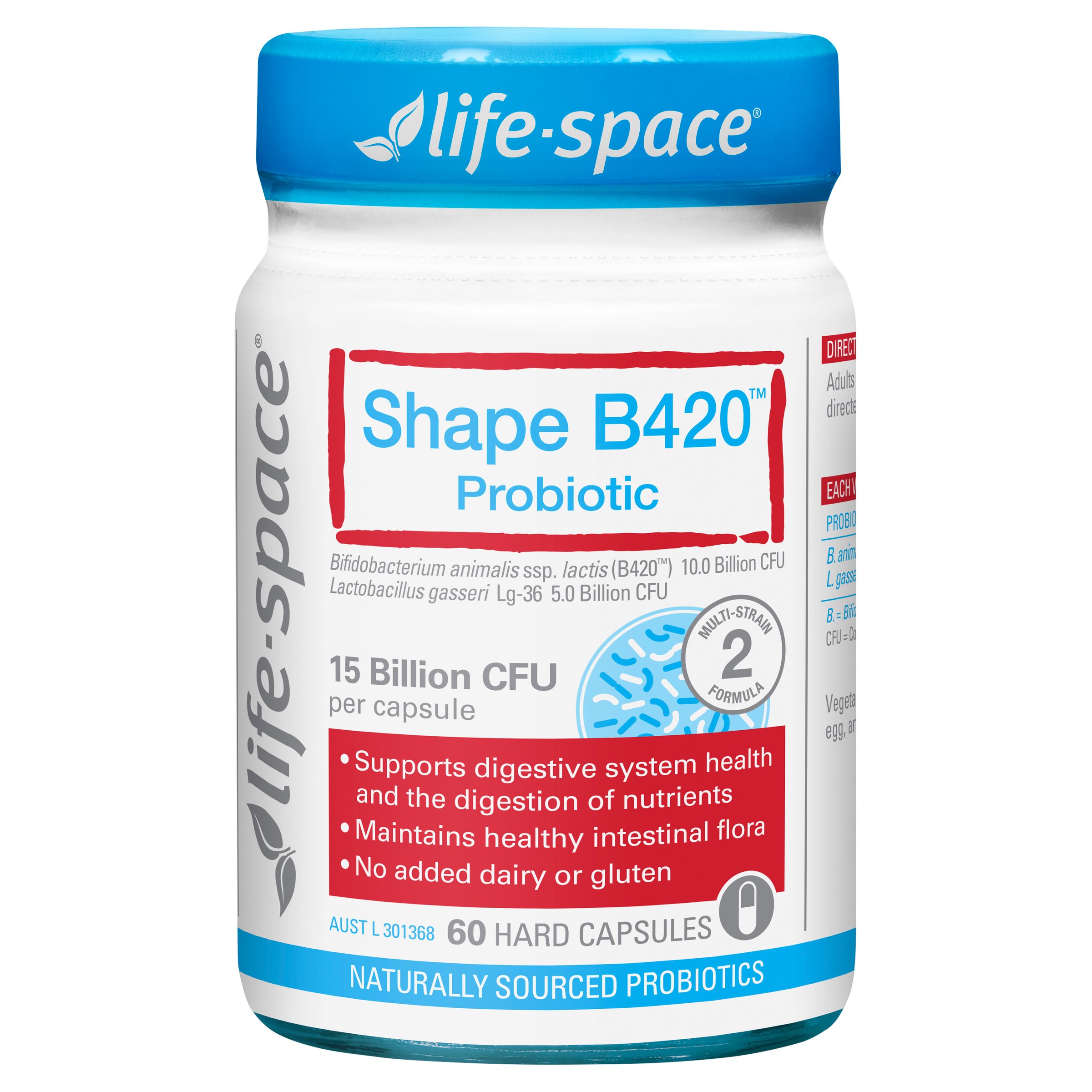 Life-Space Shape B420 Probiotic 60 capsules - Image 1