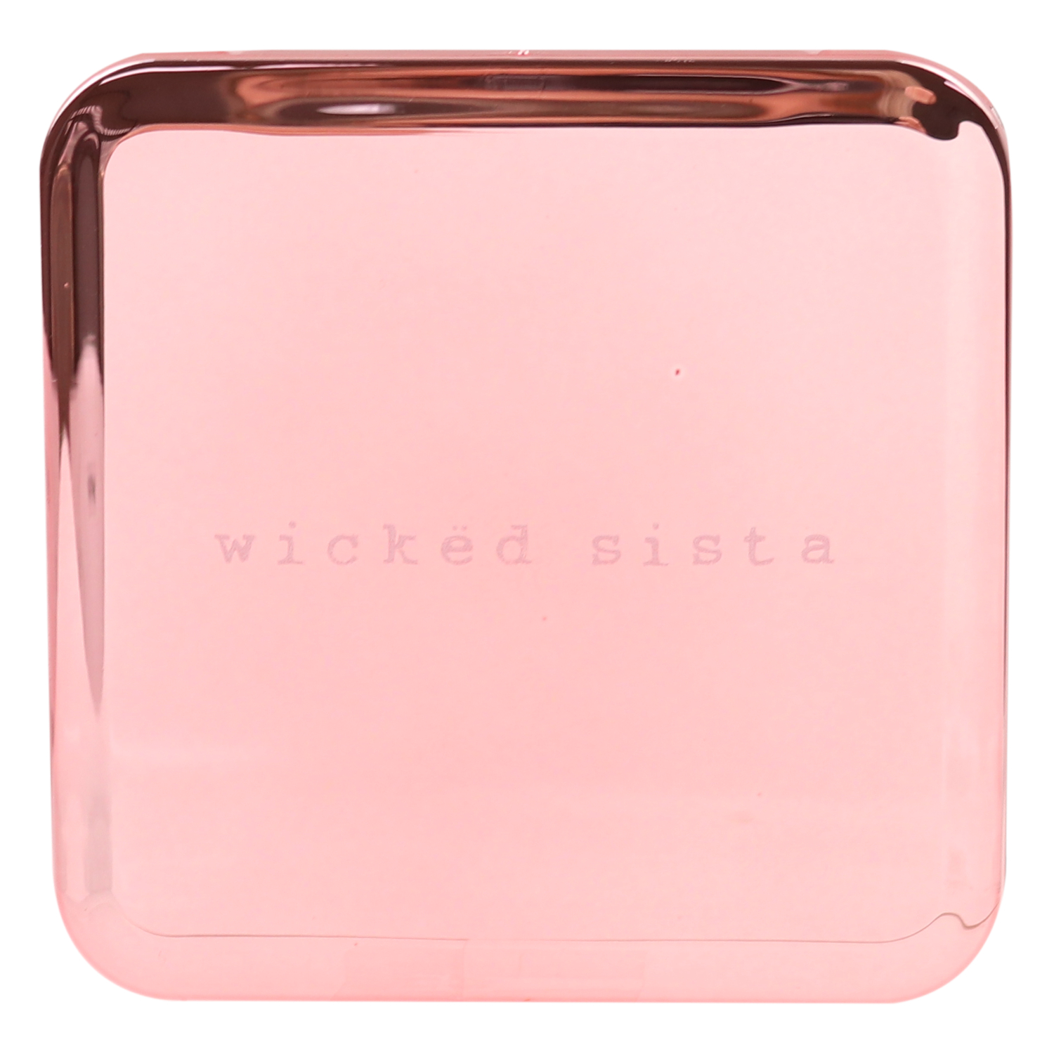 Wicked Sista Metallic Magnifying Mirror Pink 1 each - Image 1