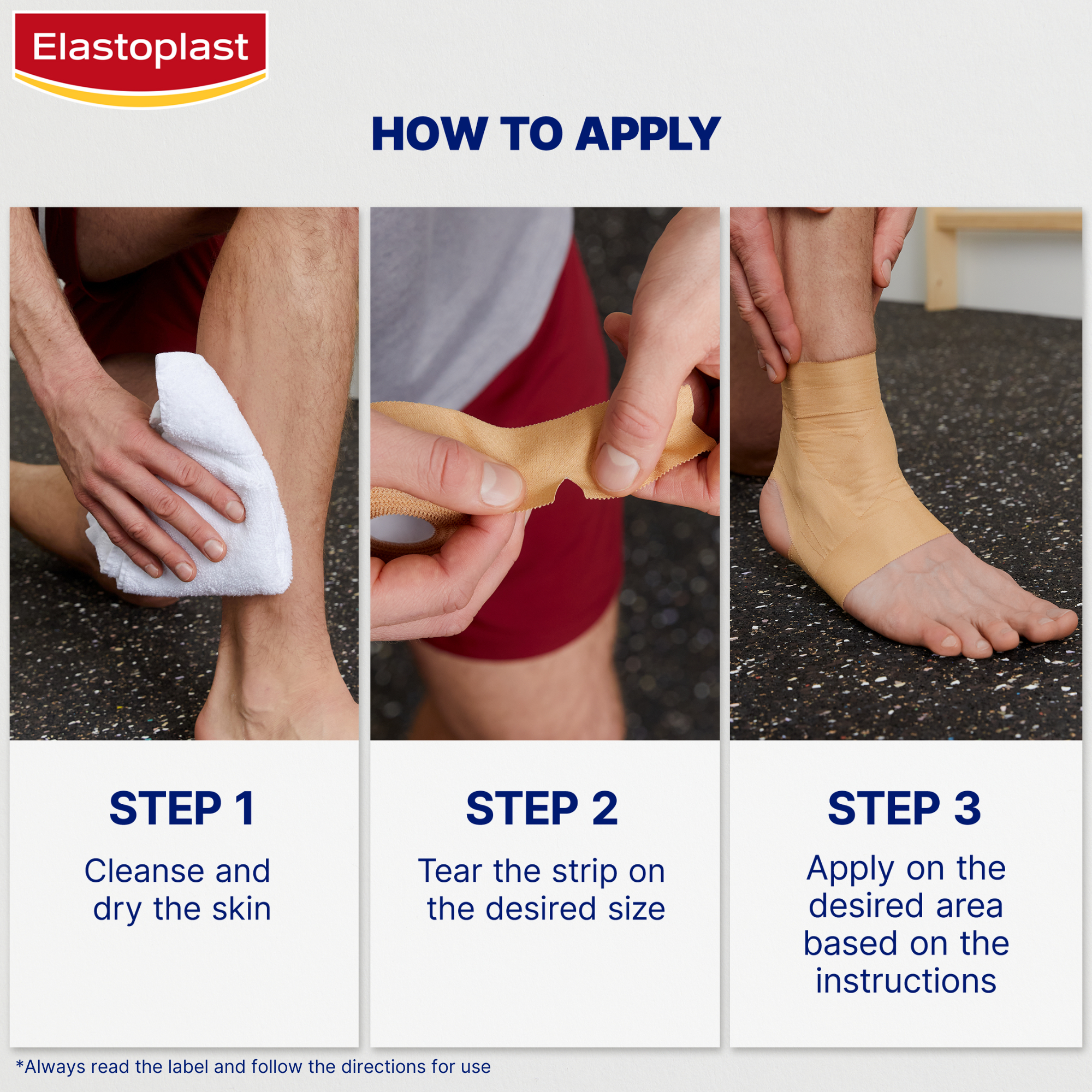 Elastoplast Sport Tape 50mm X 10m Tan - 1 roll - Image 10