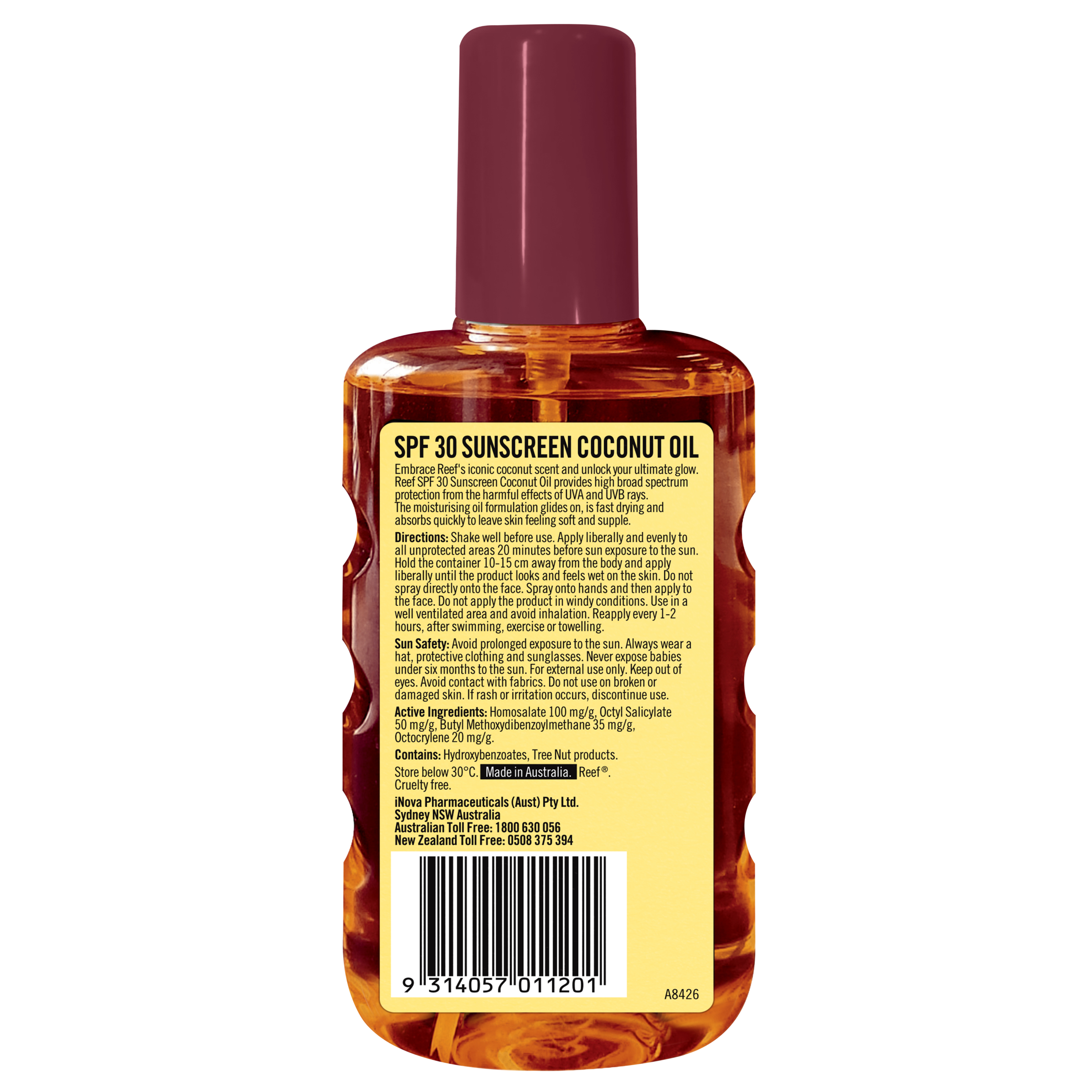Reef Moisturising Oil Spray SPF30 - 220ml - Image 2
