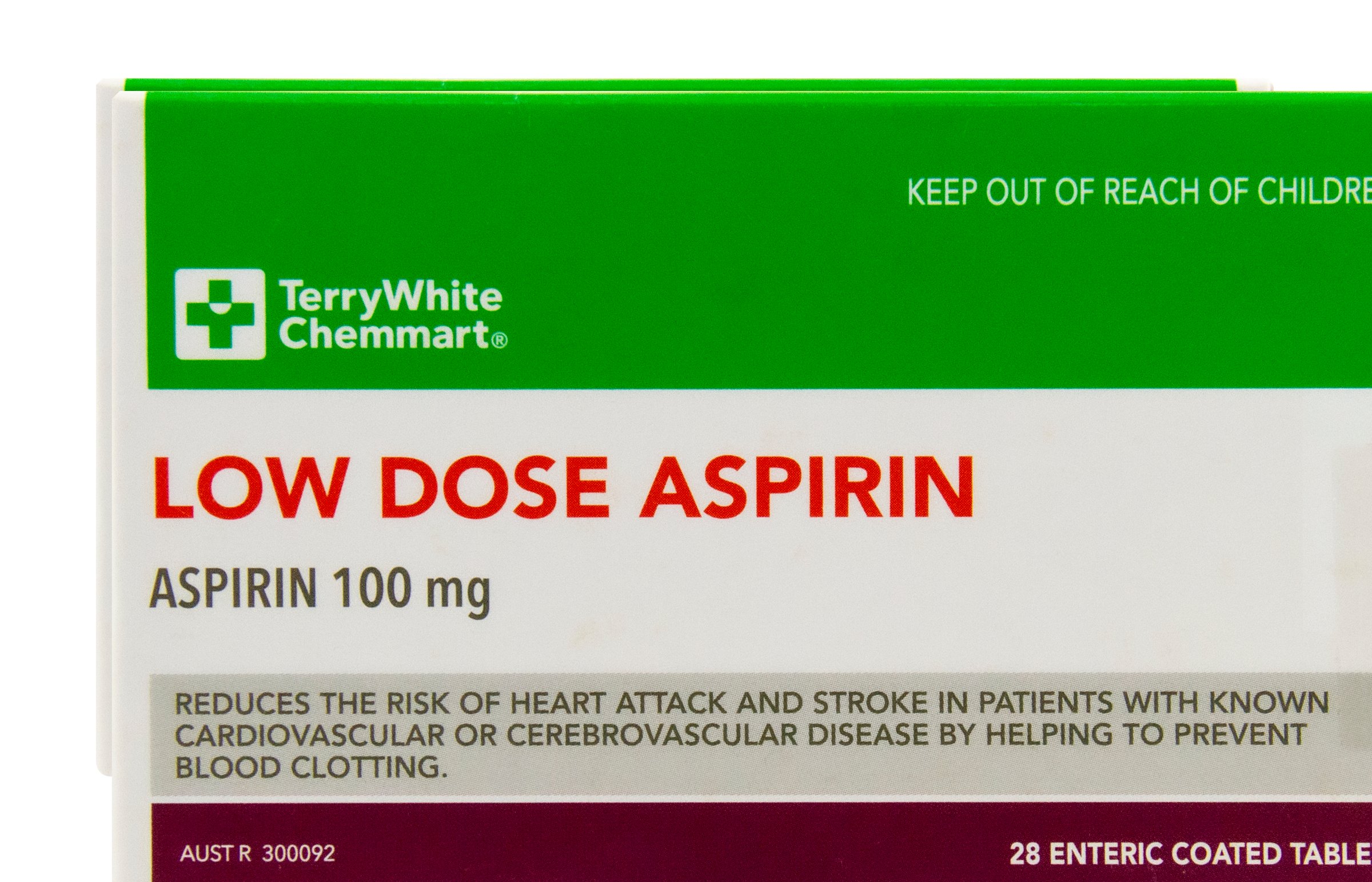 TerryWhite Chemmart Aspirin Low Dose 100mg - 28 tablets - Image 2