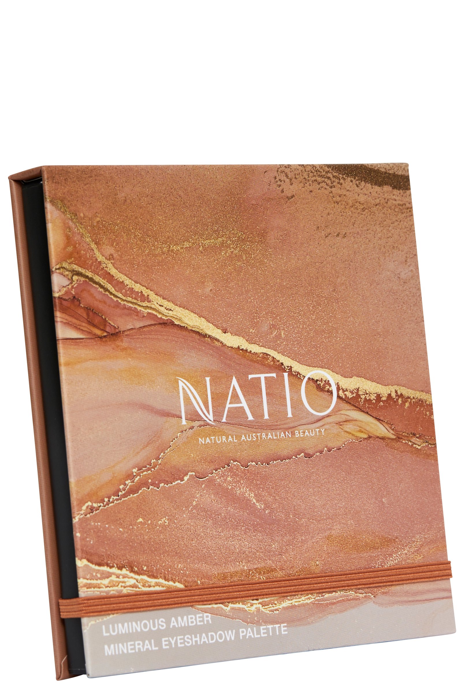 Natio Luminous Amber Mineral Eyeshadow Palette 9g - Image 2