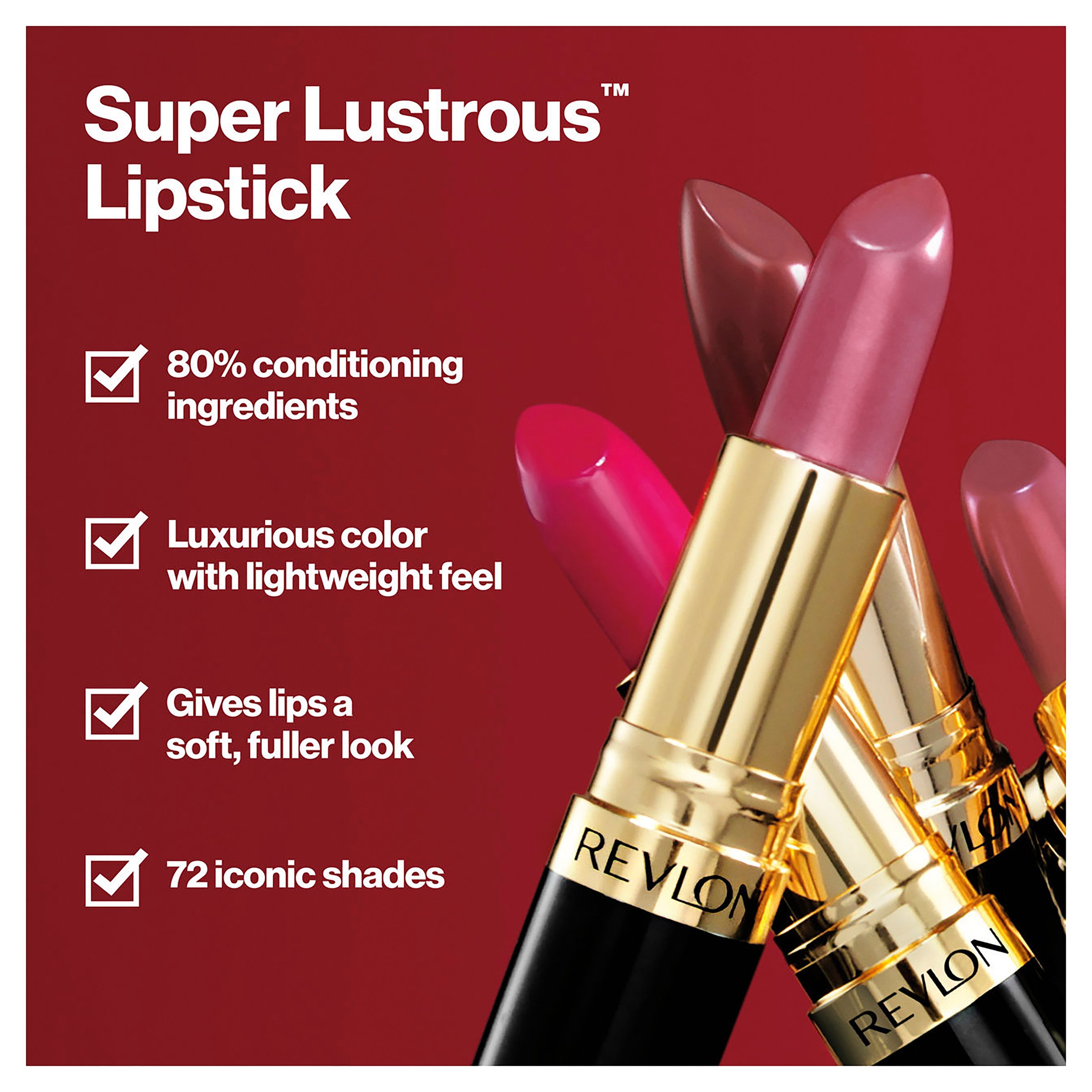 Revlon Super Lustrous Lipstick After Glow 1 each - Image 2
