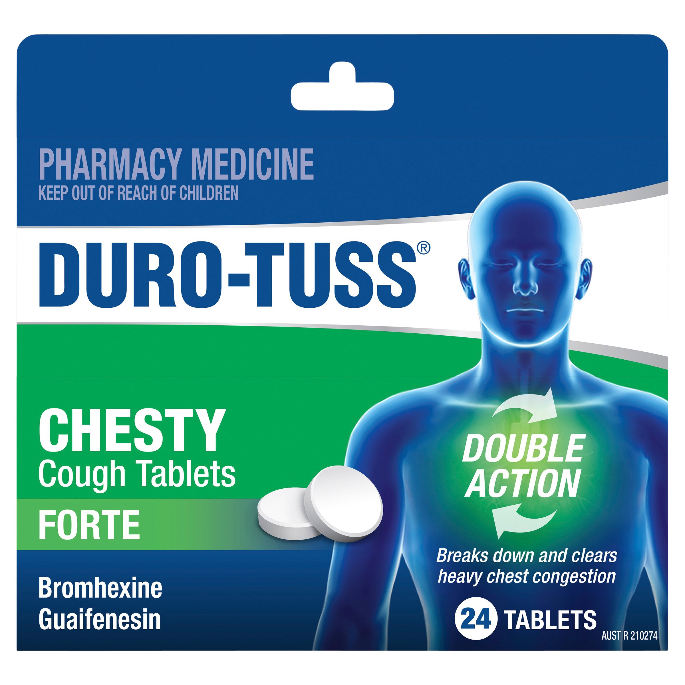 Duro-Tuss Chesty Cough Forte Non-Drowsy 24 tablets - Image 1