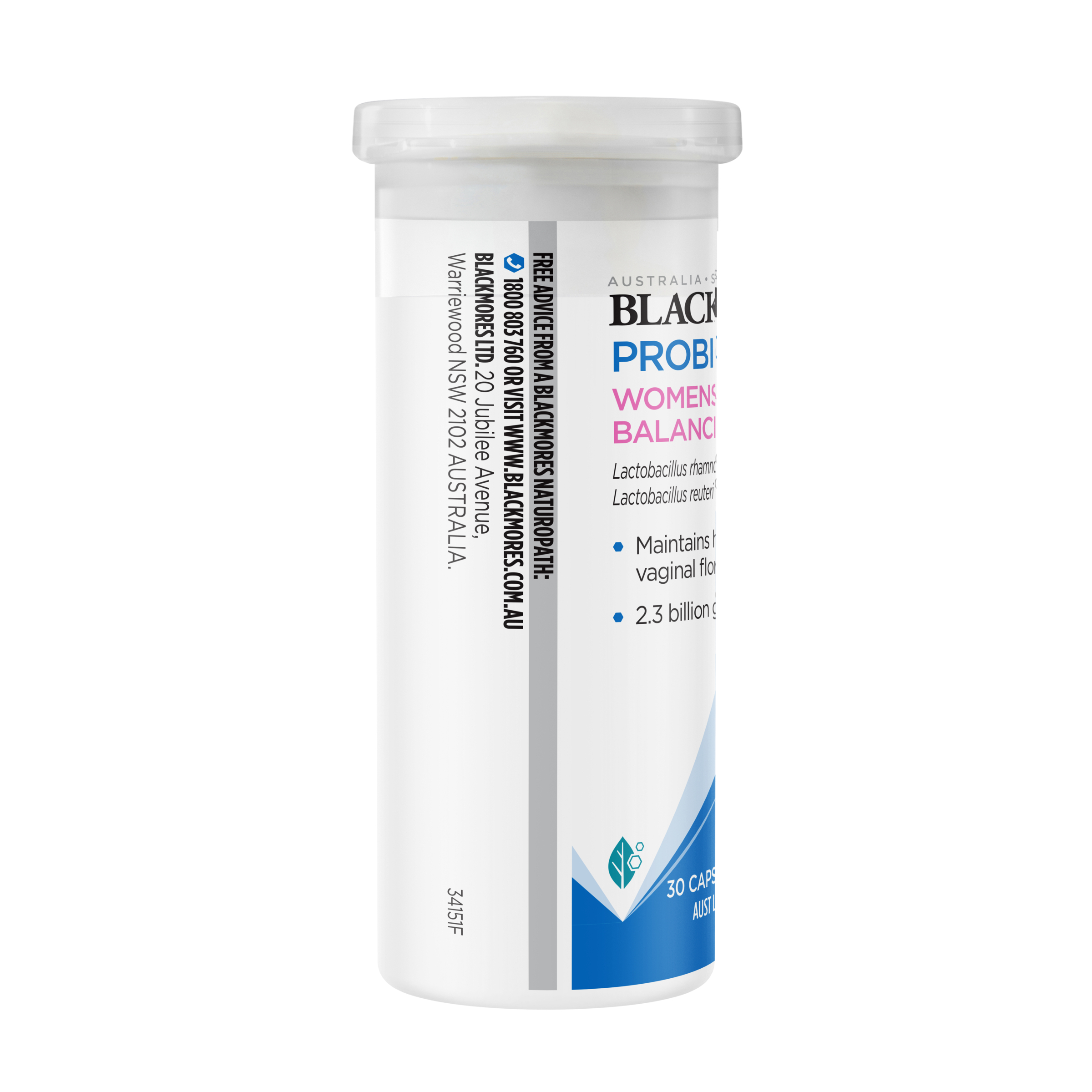 Blackmores Probiotics+ Womens Flora Balance 30 capsules - Image 3