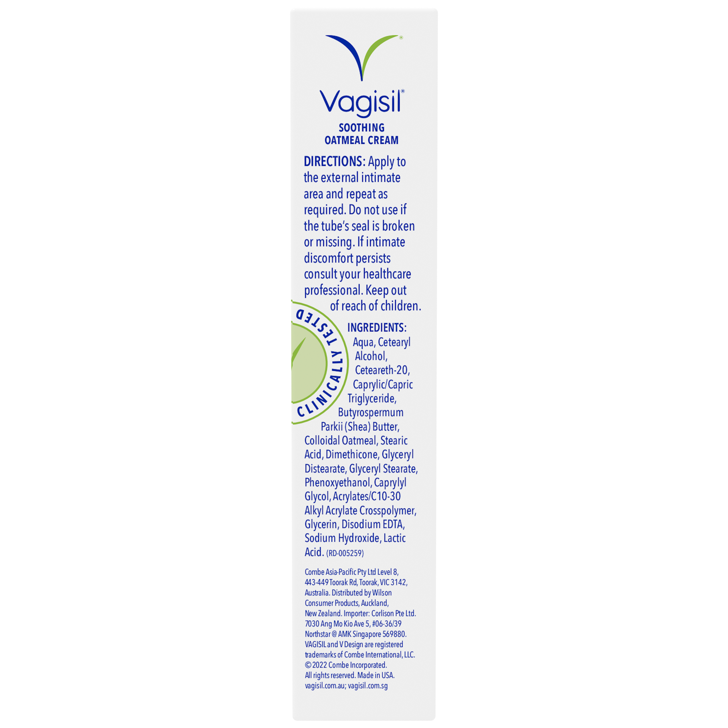 Vagisil Soothing Oatmeal Cream 30 g - Image 3