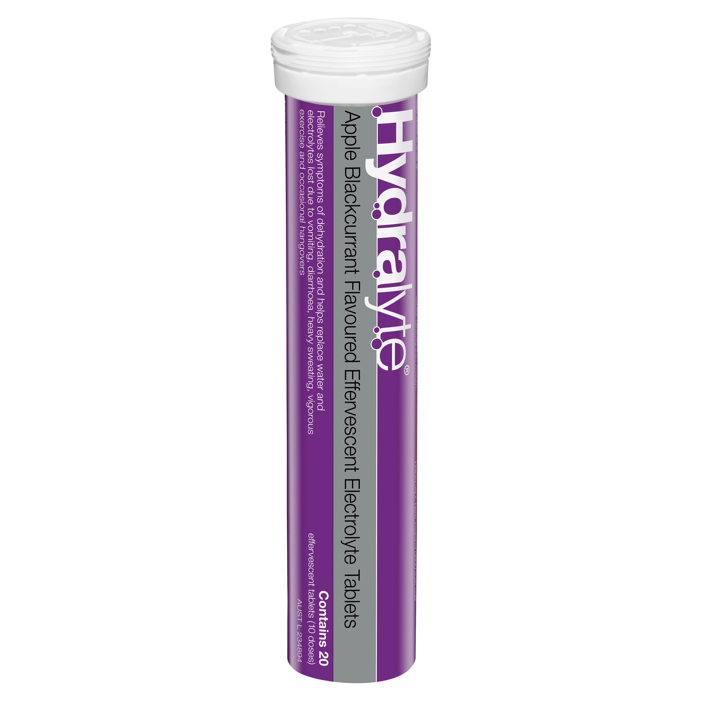 Hydralyte Effervescent Apple/Blackcurrant 20 tablets - Image 8