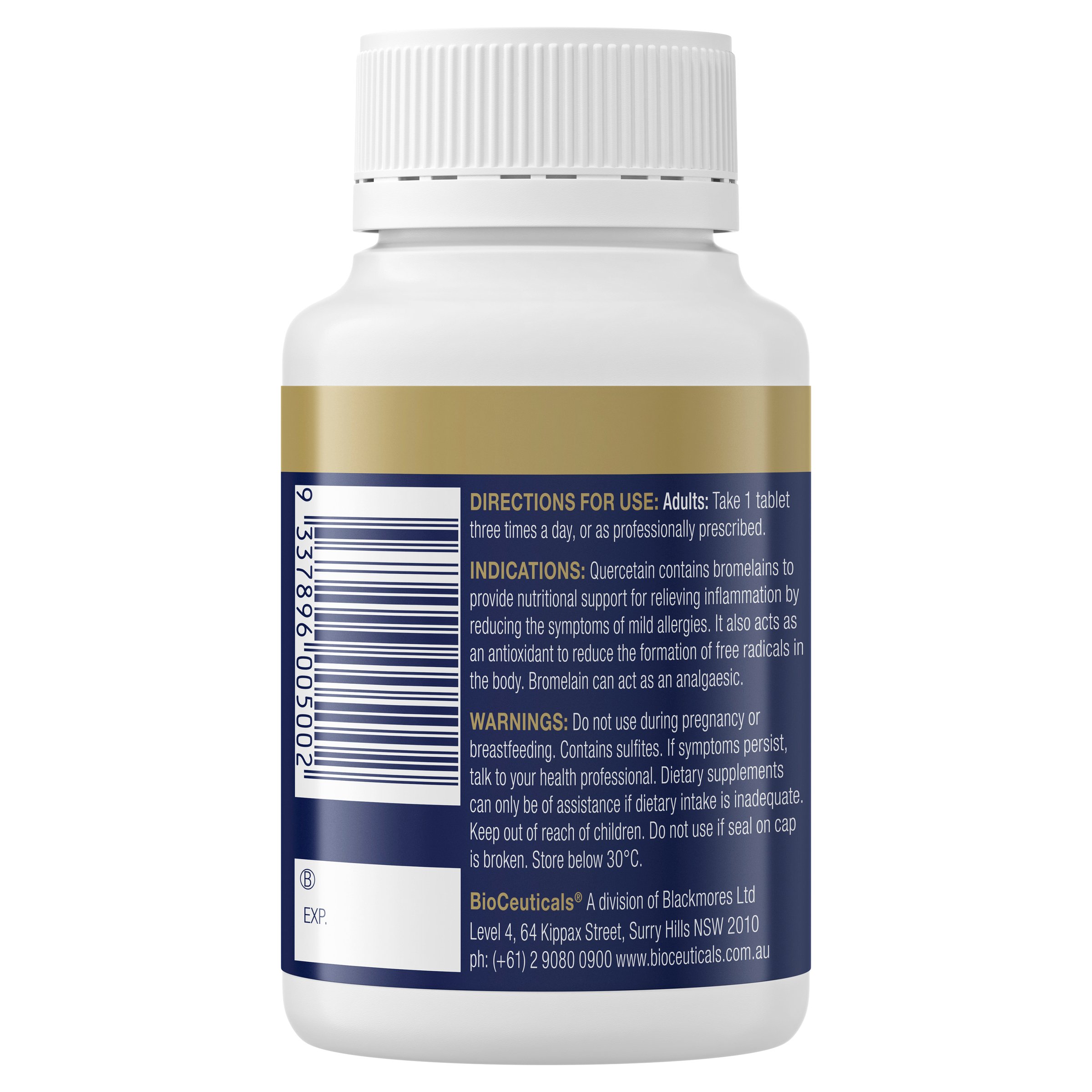 BioCeuticals Quercetain 60 tablets - Image 3