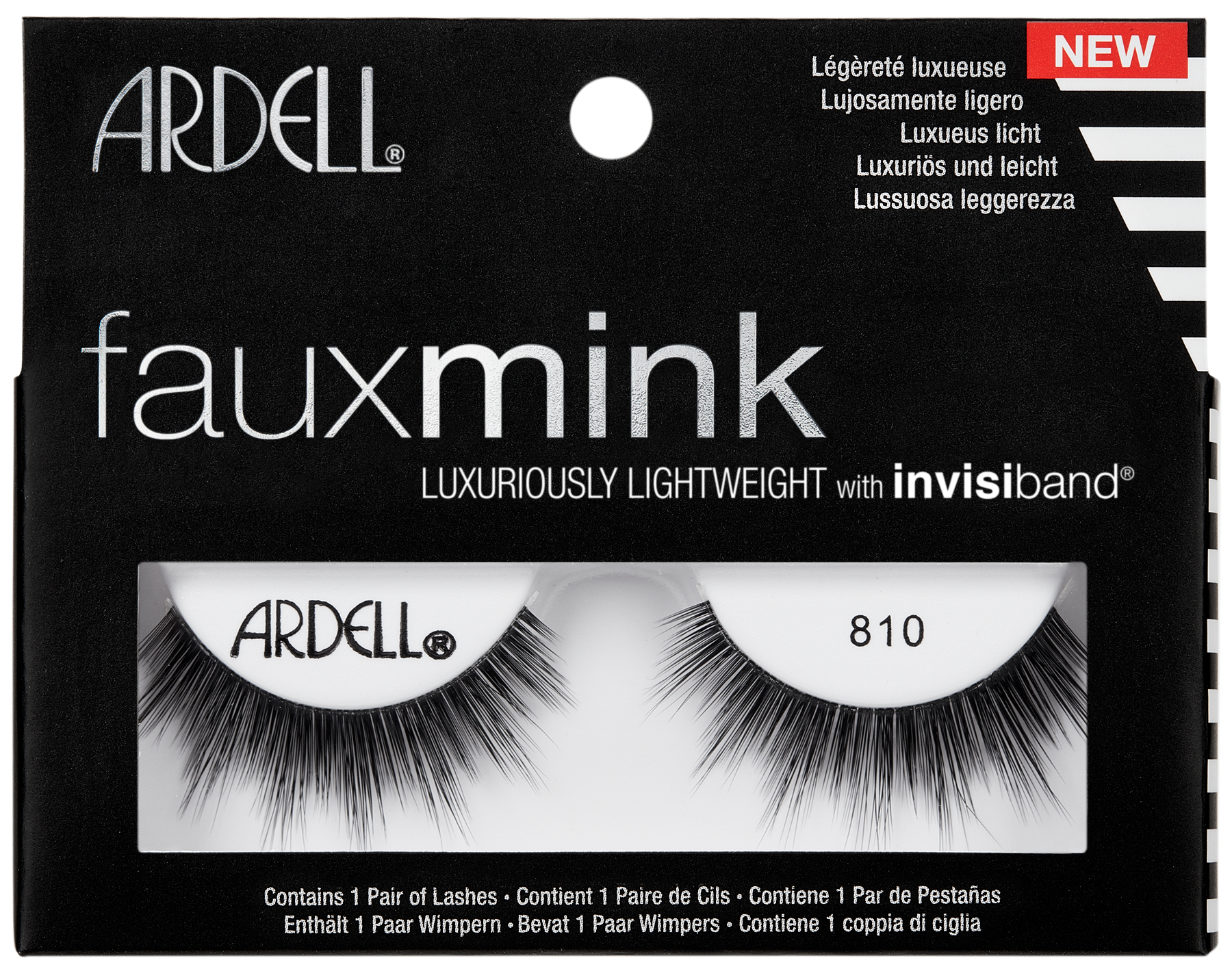 Ardell Faux Mink Eyelashes 810 - 1 pack