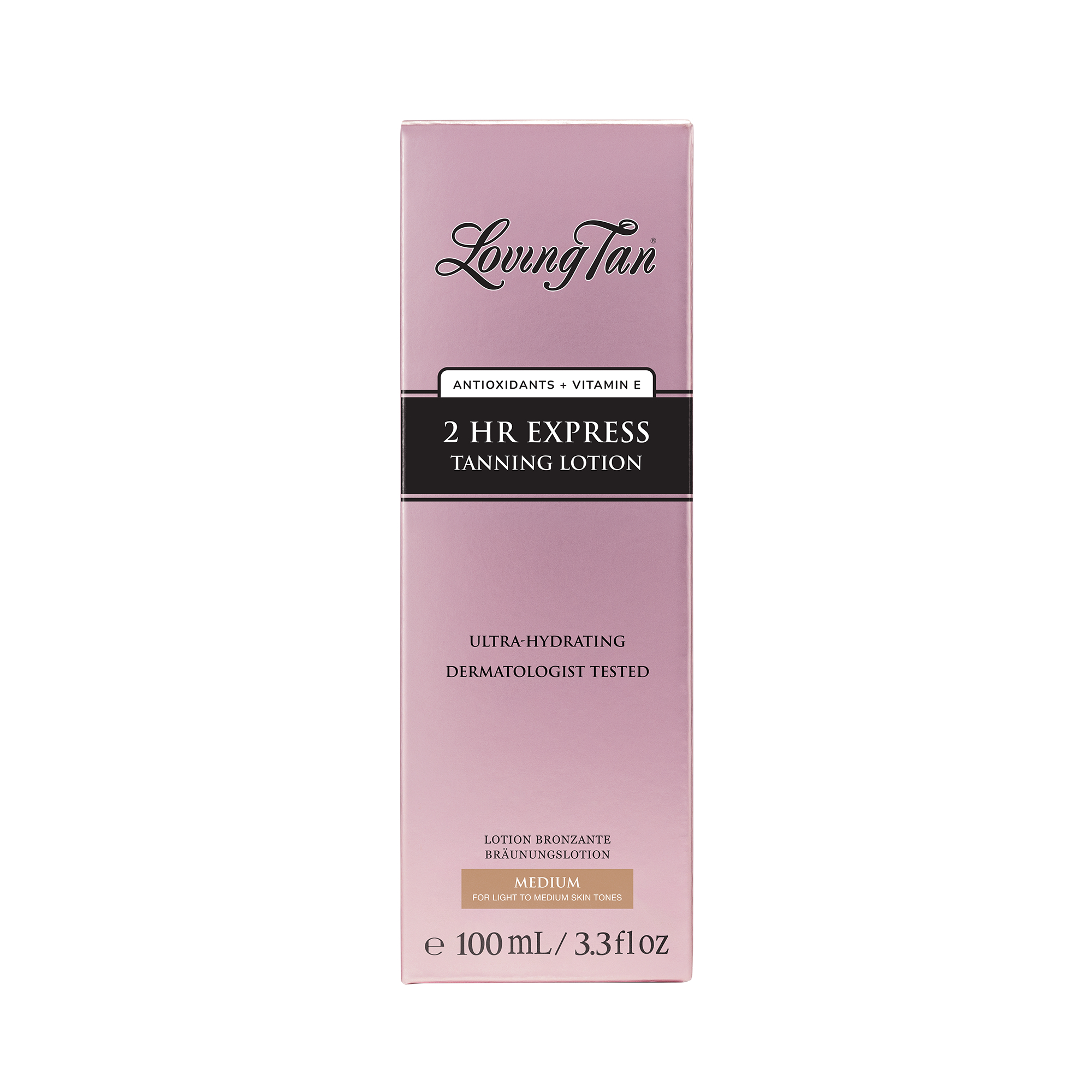 Loving Tan 2 HR Express Tanning Lotion Medium 100ml - Image 1