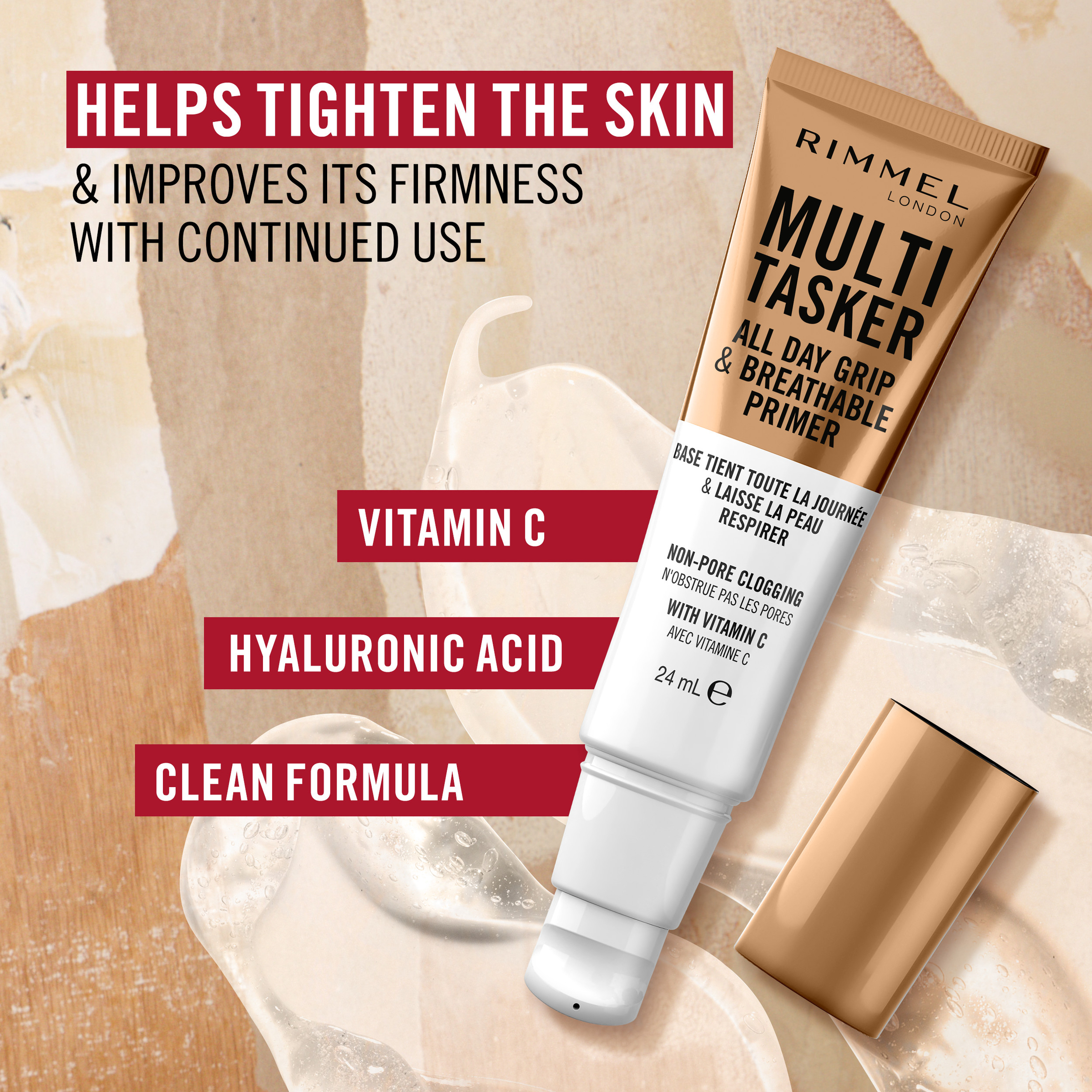 Rimmel Multi Tasker All Day Grip & Breathable Primer 24ml - Image 2