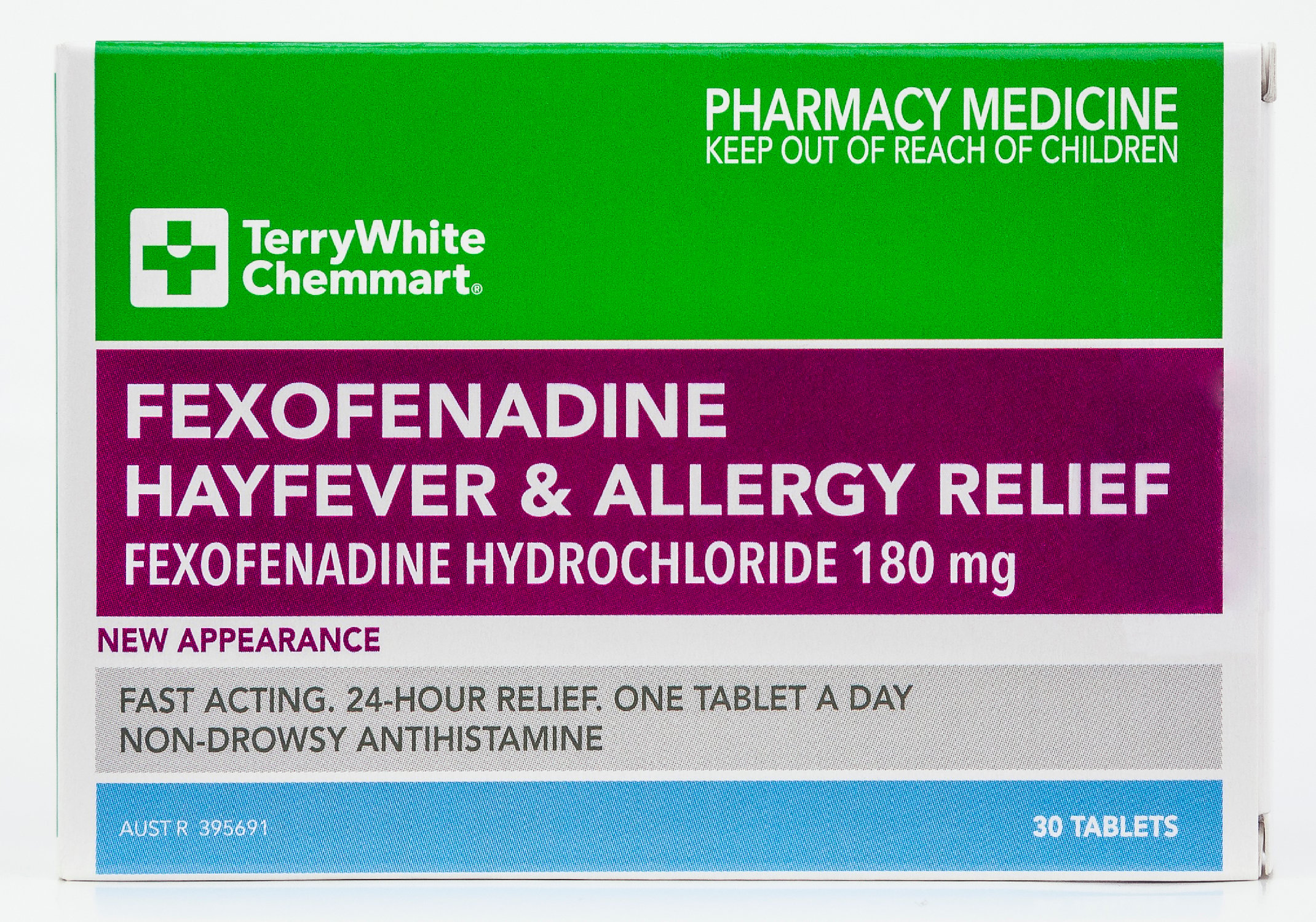 TerryWhite Chemmart Fexofenadine 180mg - 30 tablets