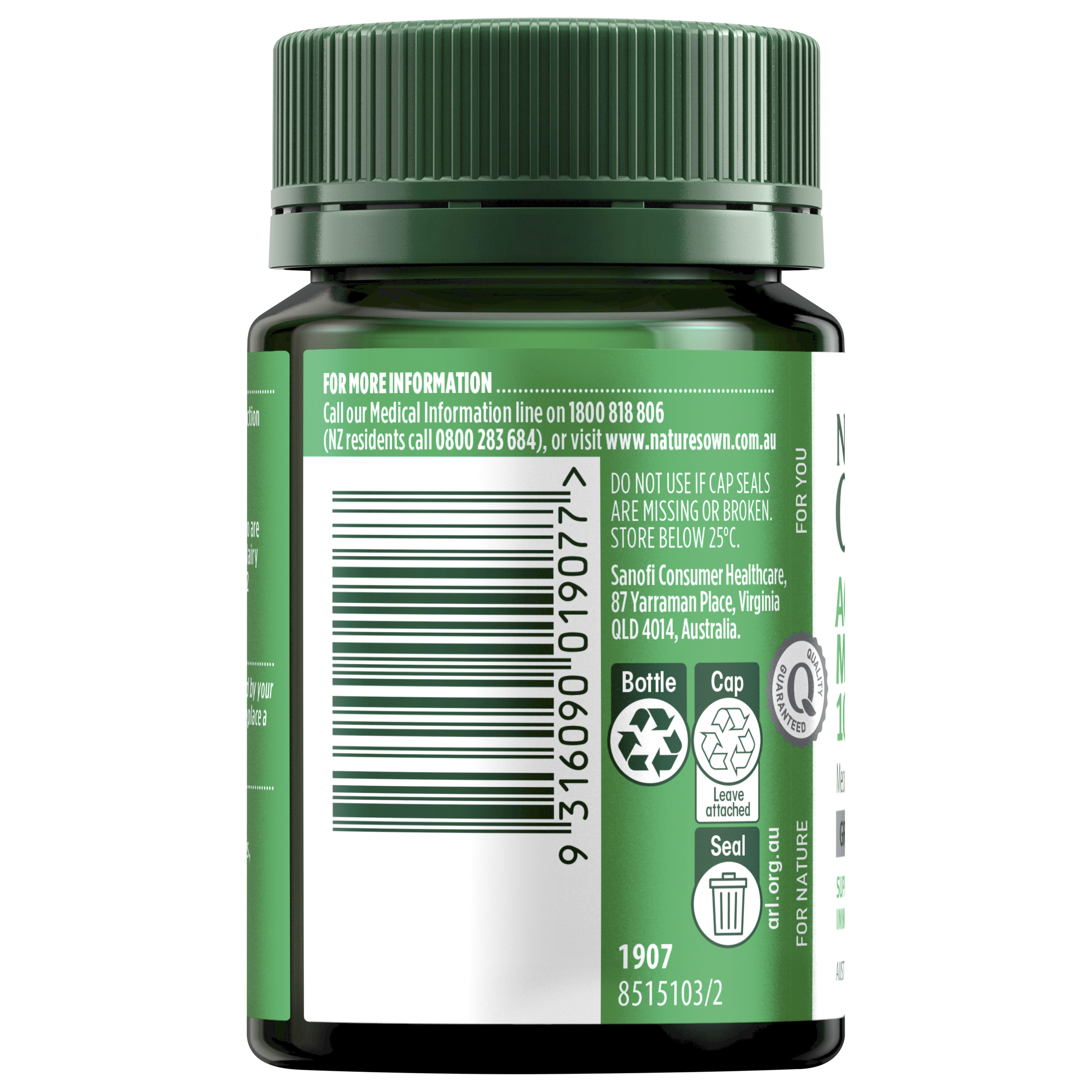 Nature's Own Activated Methyl B12 - 60 tablets - Image 3