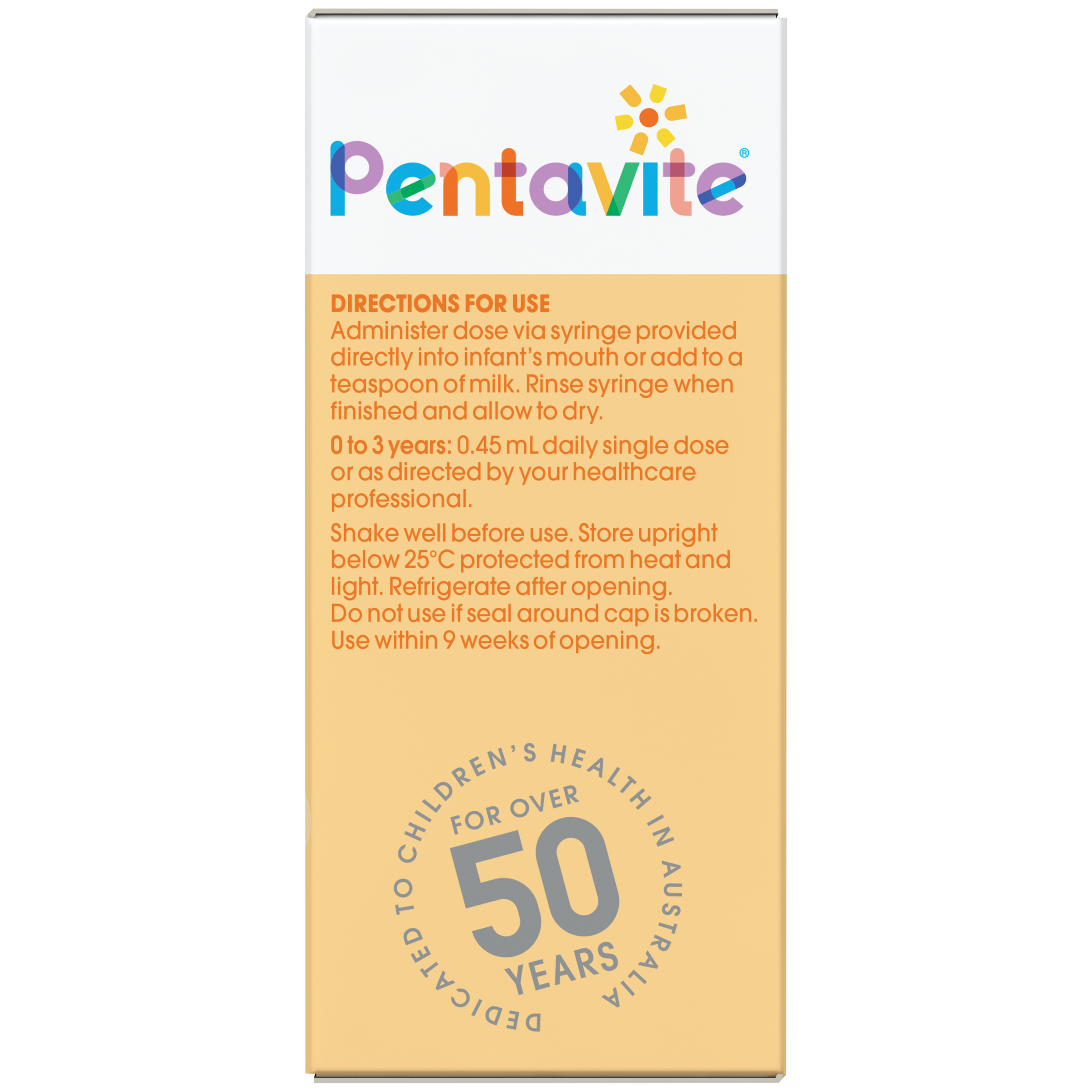 Pentavite Multivitamin Liquid For Infants Tropical 30ml - Image 4