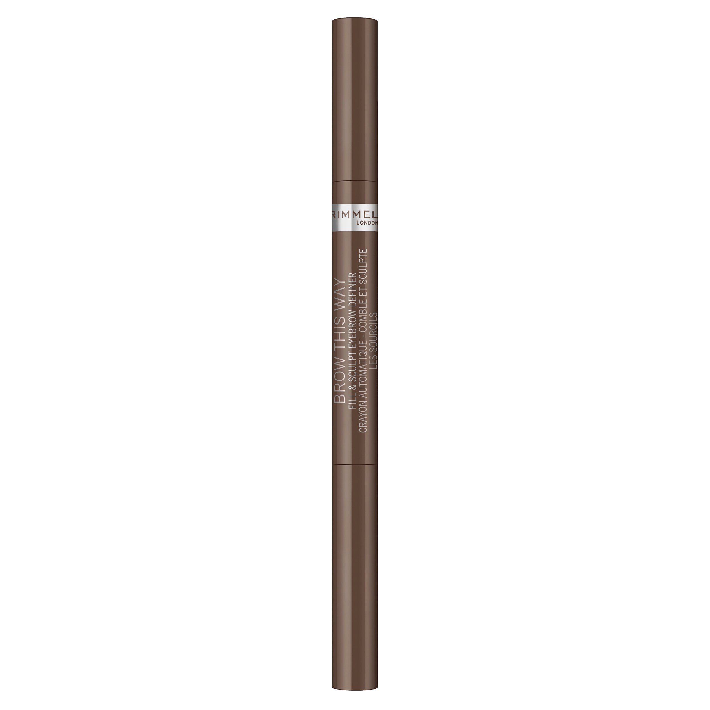 Rimmel Brow This Way 2 In 1 Fix & Sculpt Medium Brown 1 each - Image 1