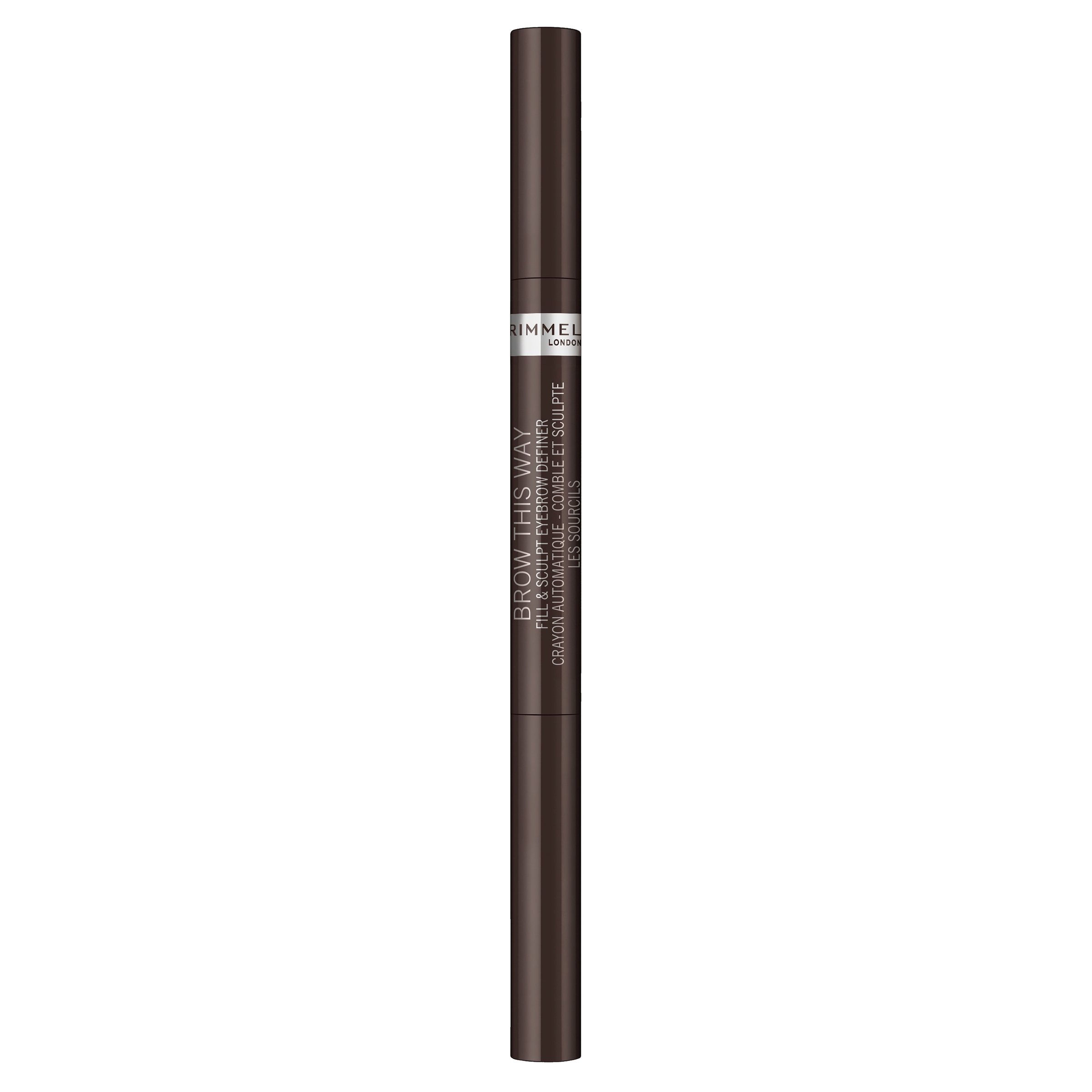 Rimmel Brow This Way Filler & Fixer Dark Brown 1 each - Image 1