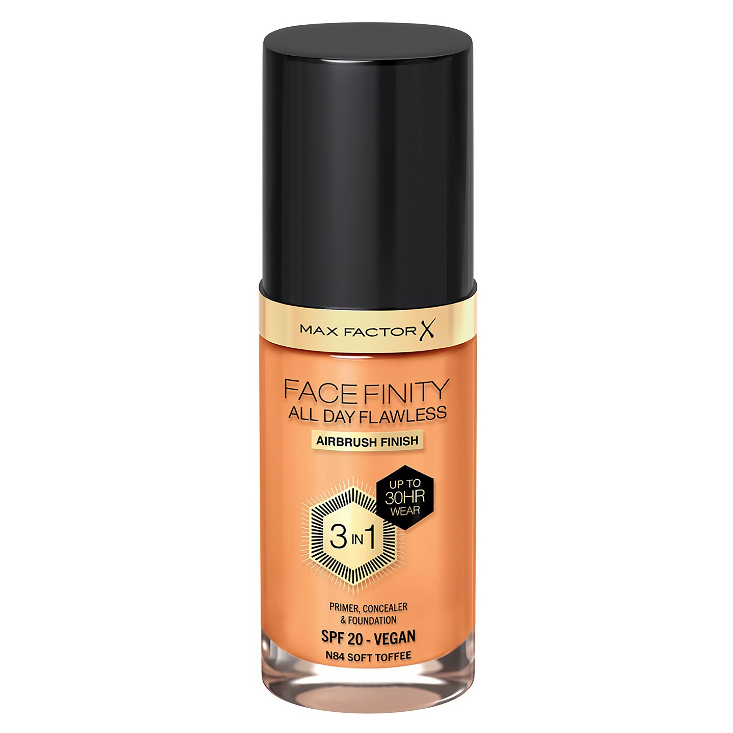 Max Factor Facefinity All Day Flawless D5 Free Foundation Soft Toffee 84 - Image 1