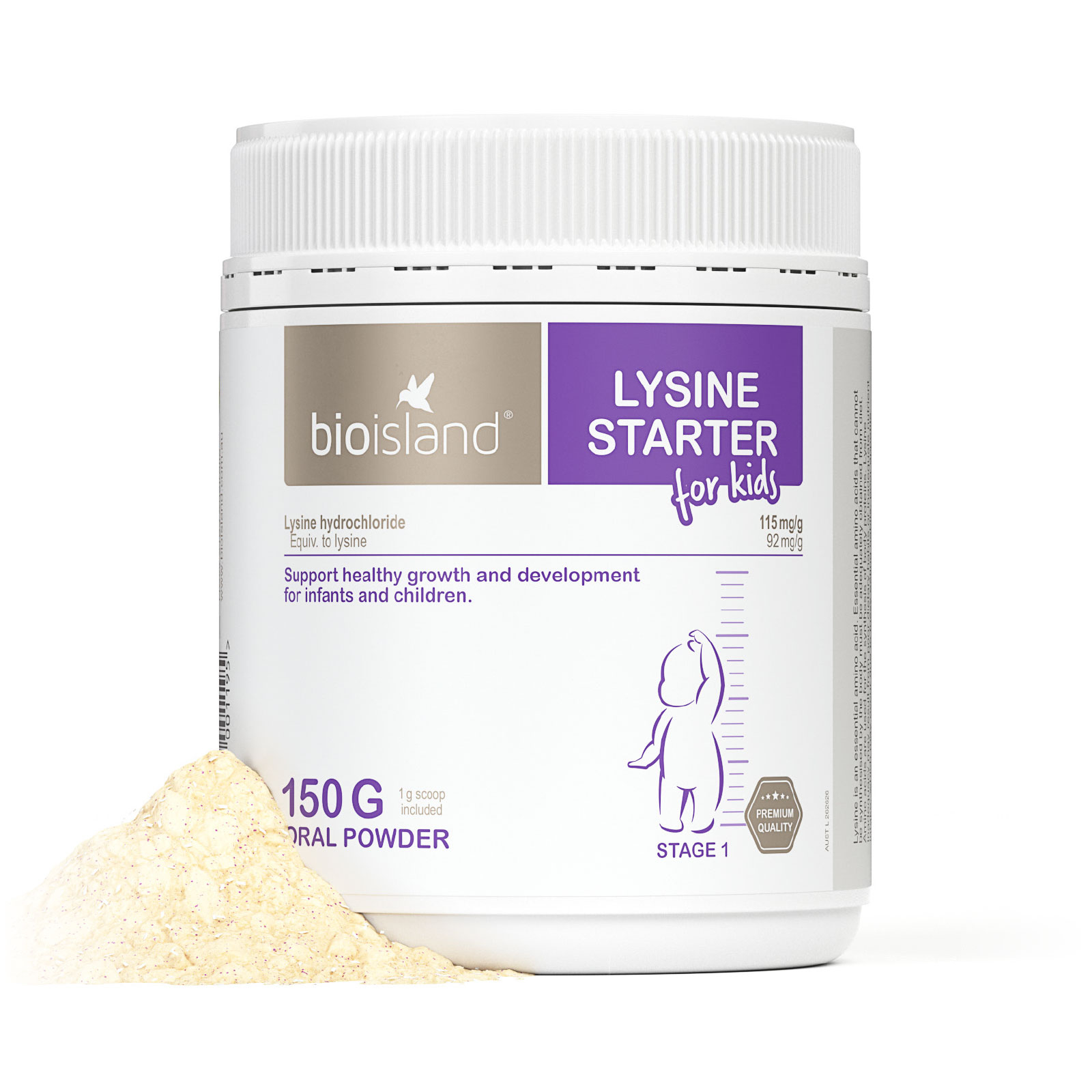 Bio Island Lysine Starter For Kids Oral Powder 150g - Image 3
