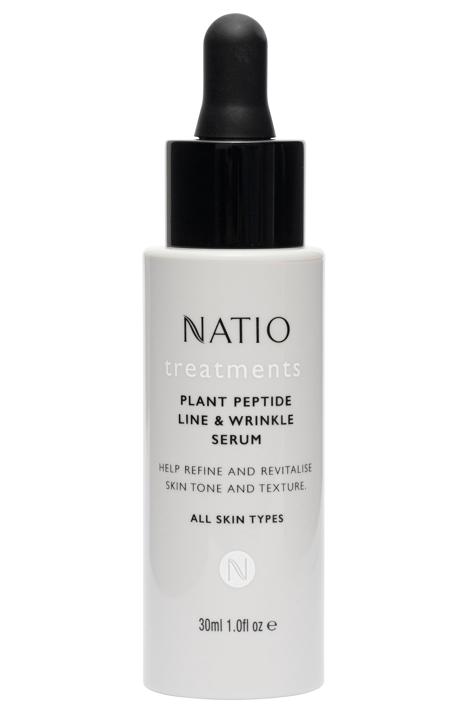 Natio Treatments Plant Peptide Line & Wrinkle Serum 30ml - Image 1